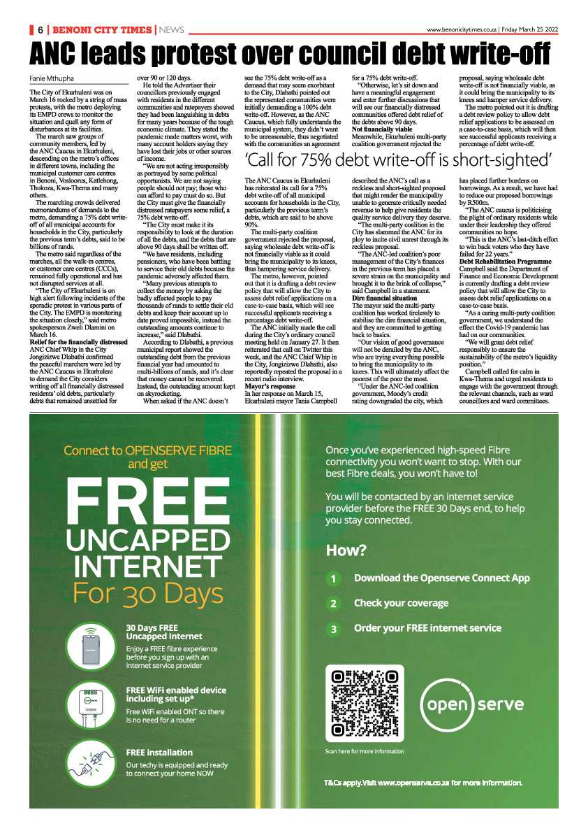 Benoni City Times 25 March 2022 page 6