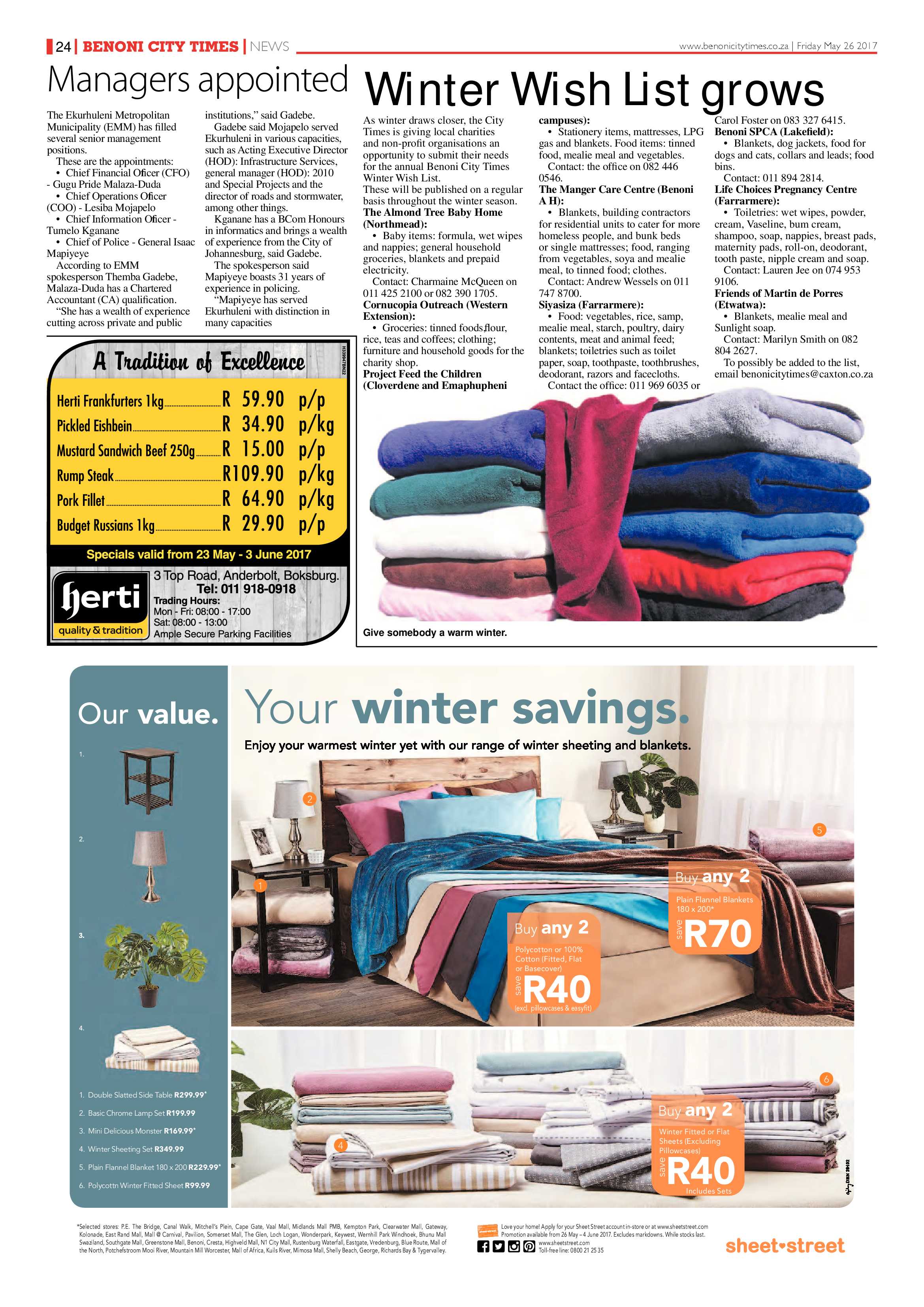 Benoni City Times 25 May 2017 page 24