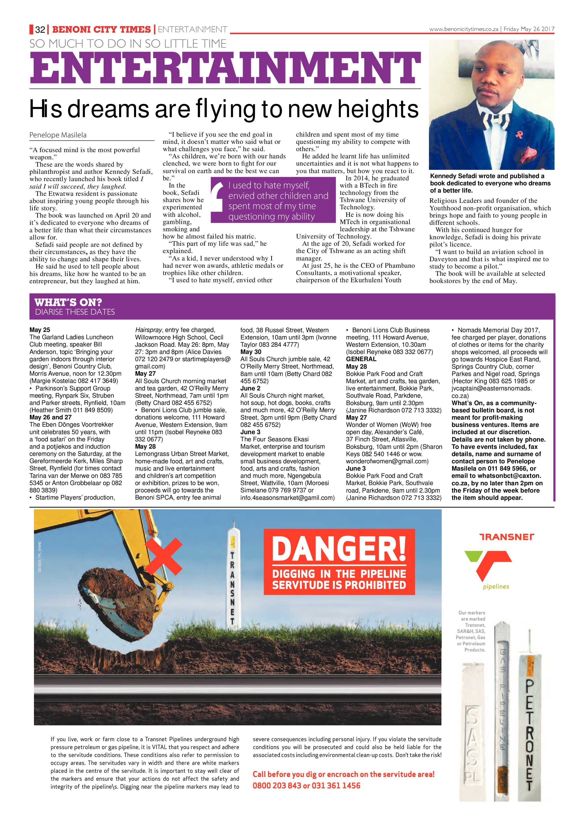 Benoni City Times 25 May 2017 page 32