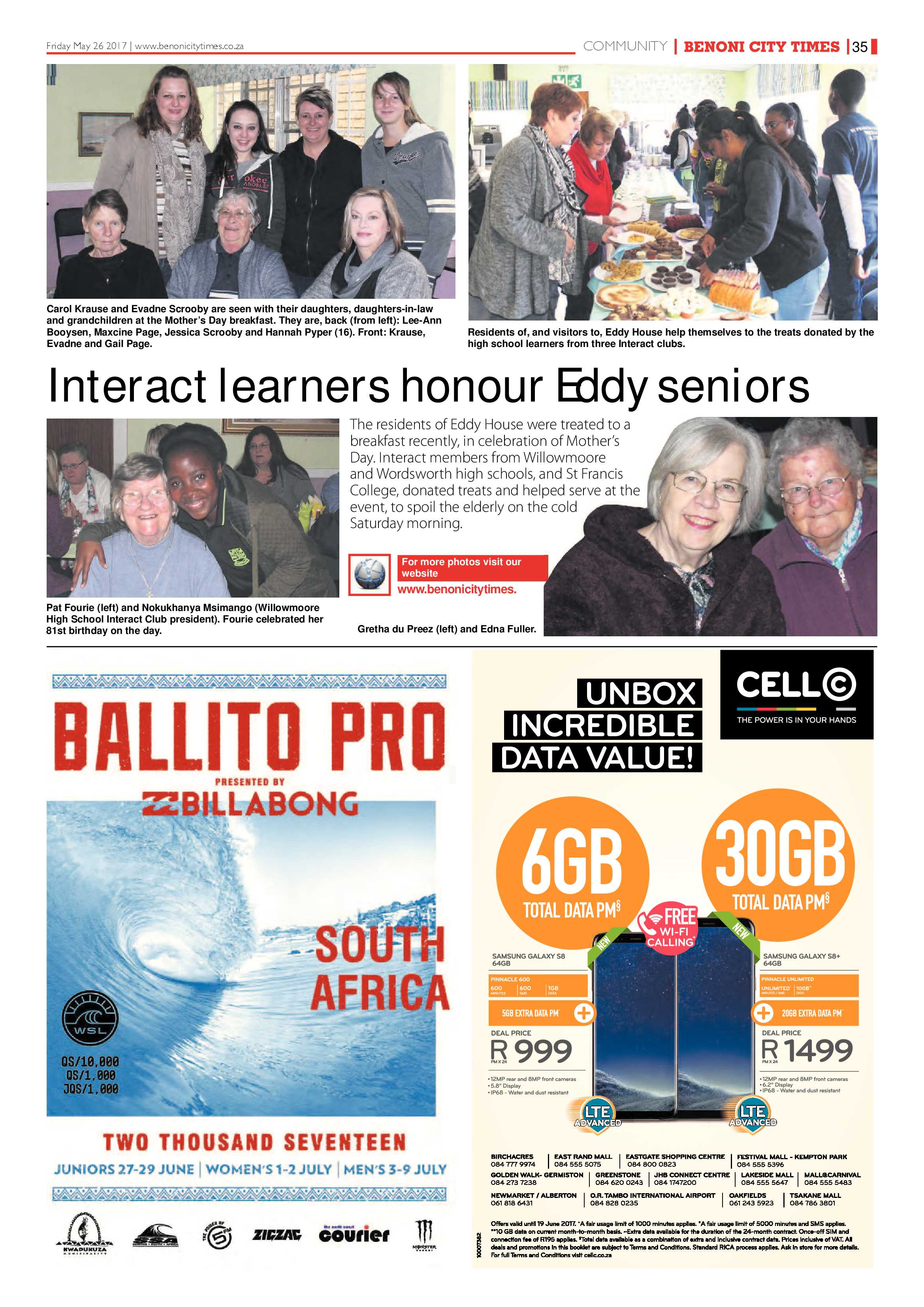Benoni City Times 25 May 2017 page 35