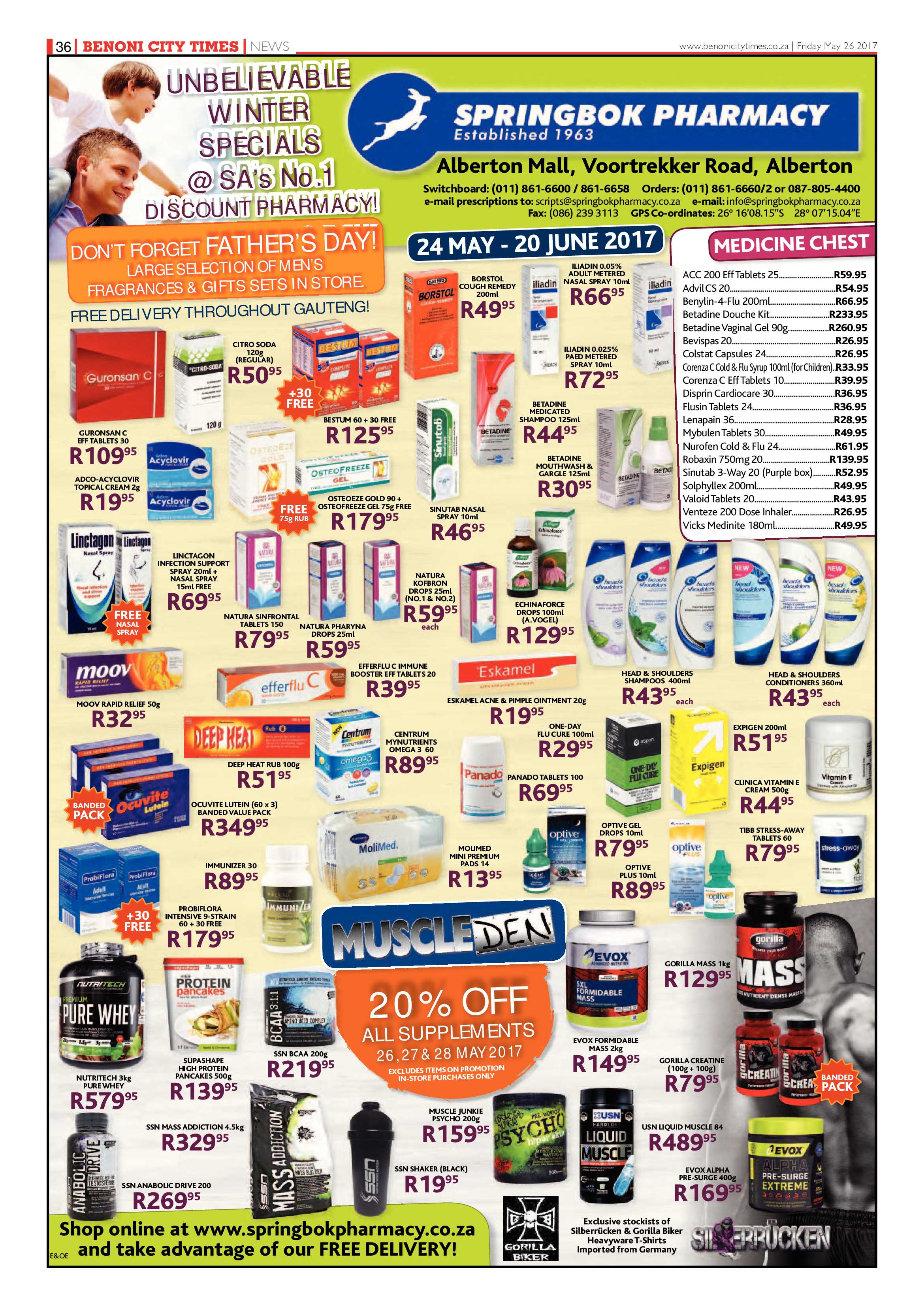 Benoni City Times 25 May 2017 page 36