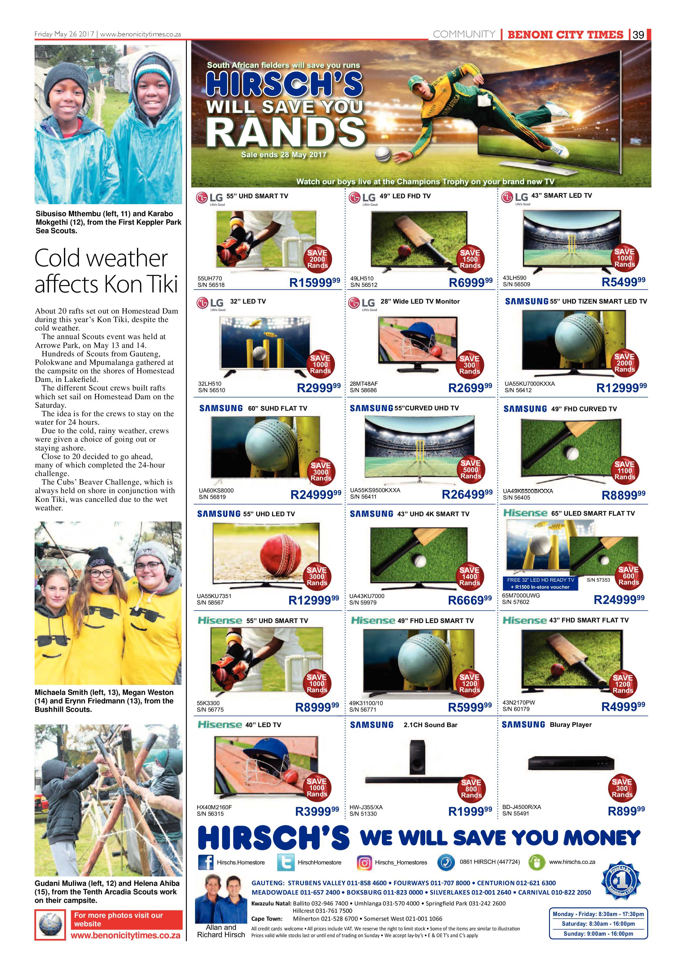 Benoni City Times 25 May 2017 page 39