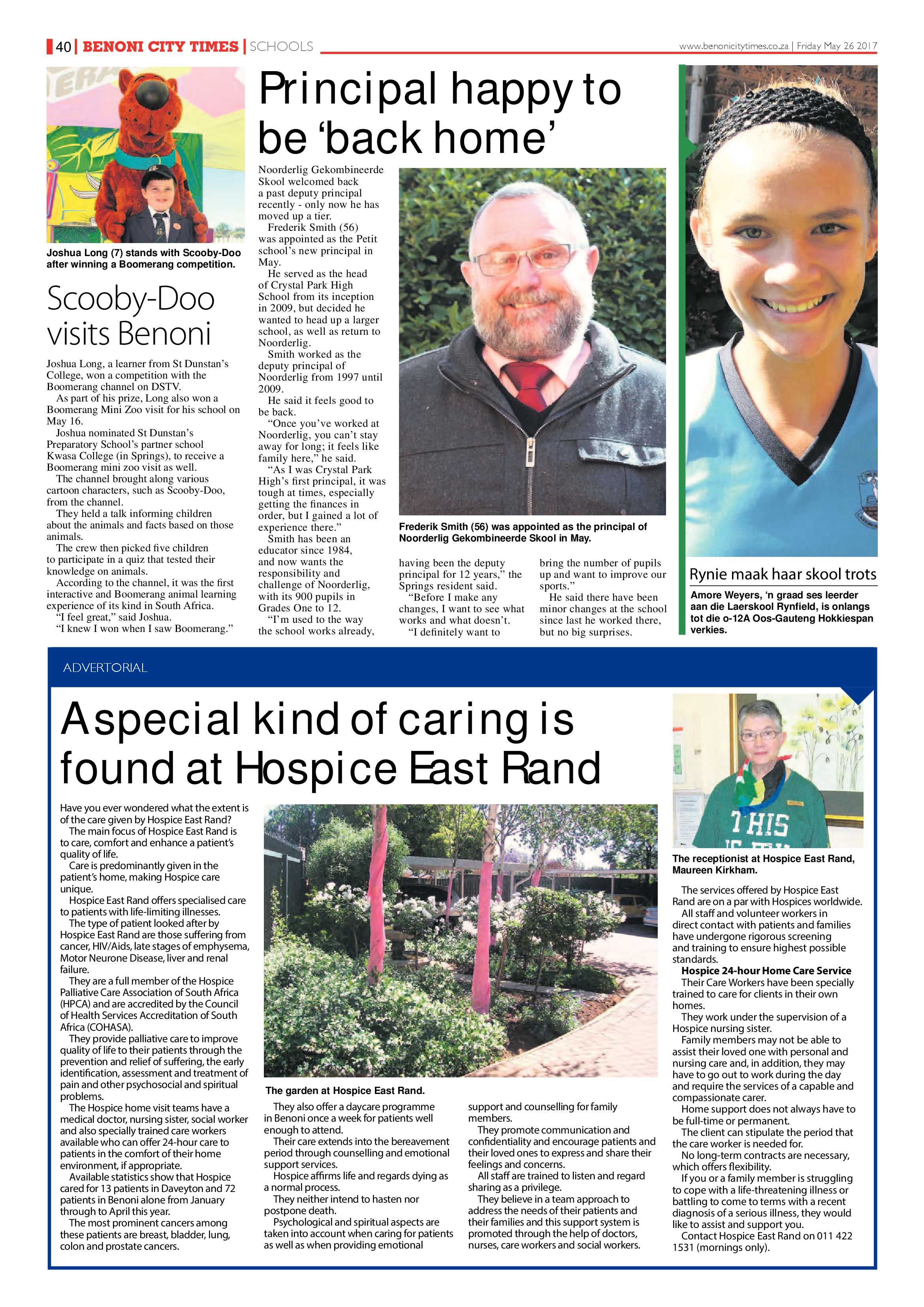 Benoni City Times 25 May 2017 page 40