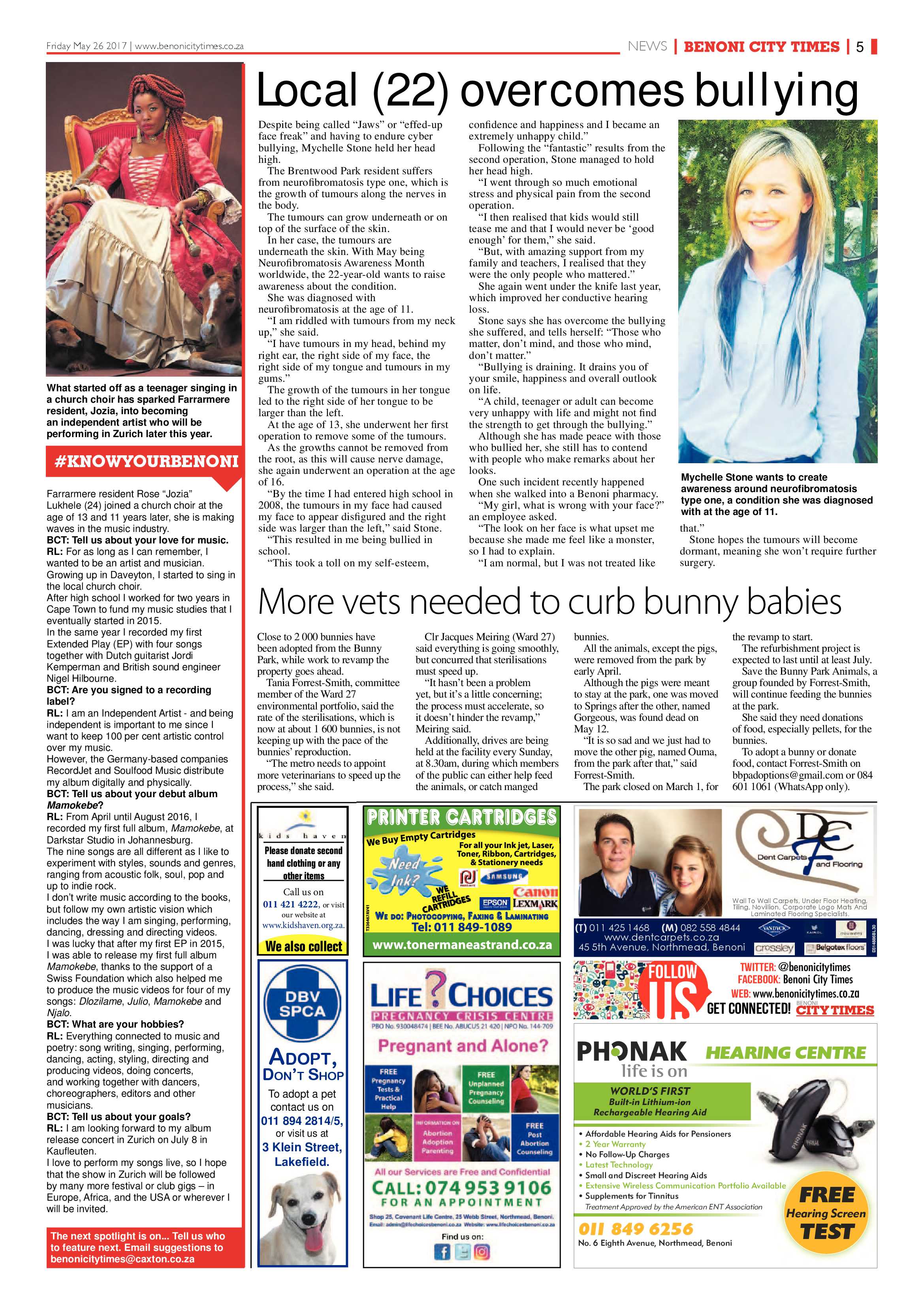 Benoni City Times 25 May 2017 page 5