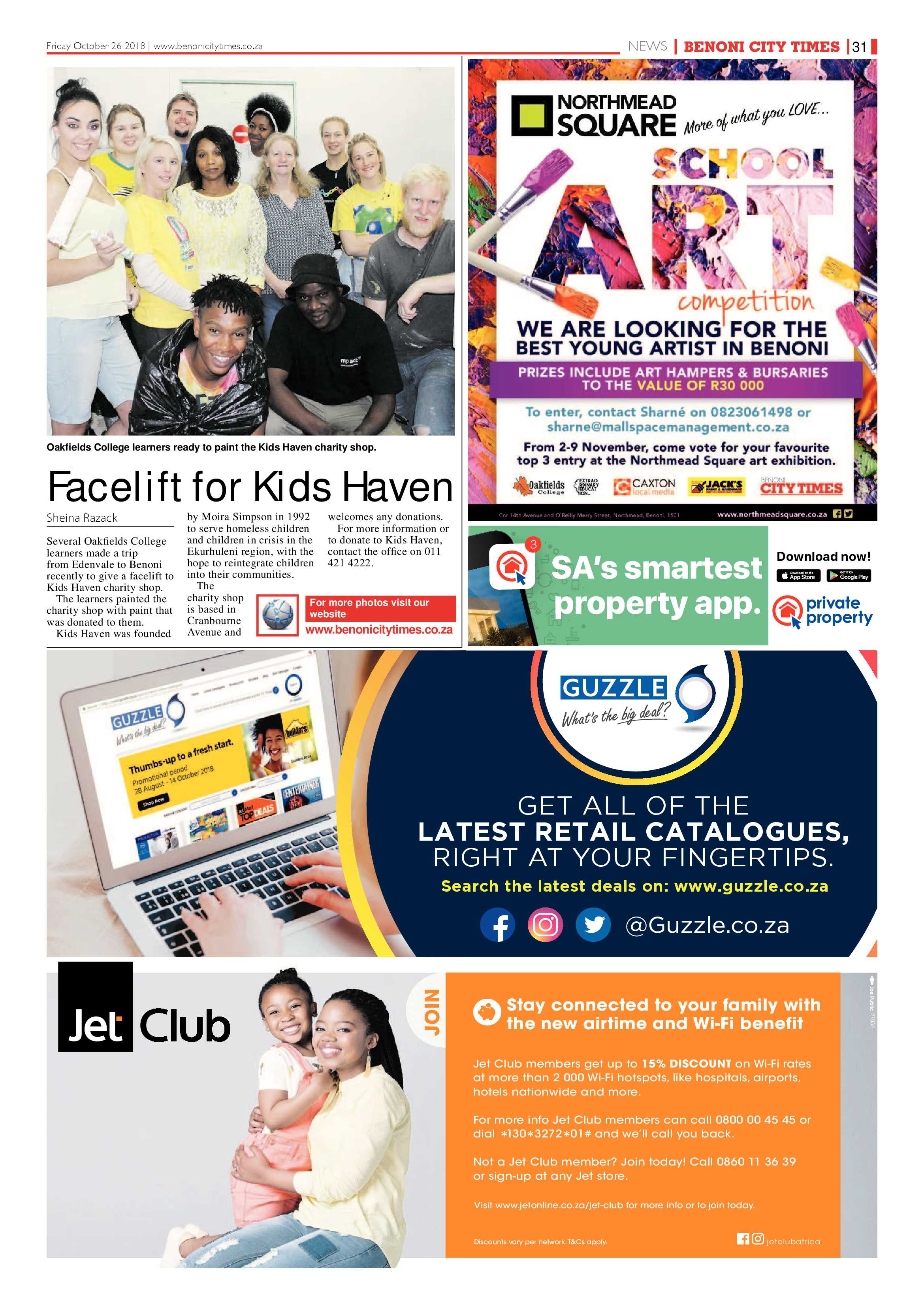 Benoni City Times 25 October 2018 page 31