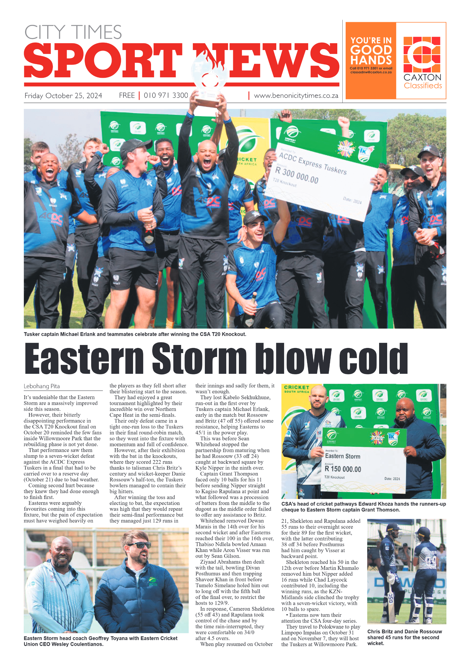 Benoni City Times 25 October 2024 page 12