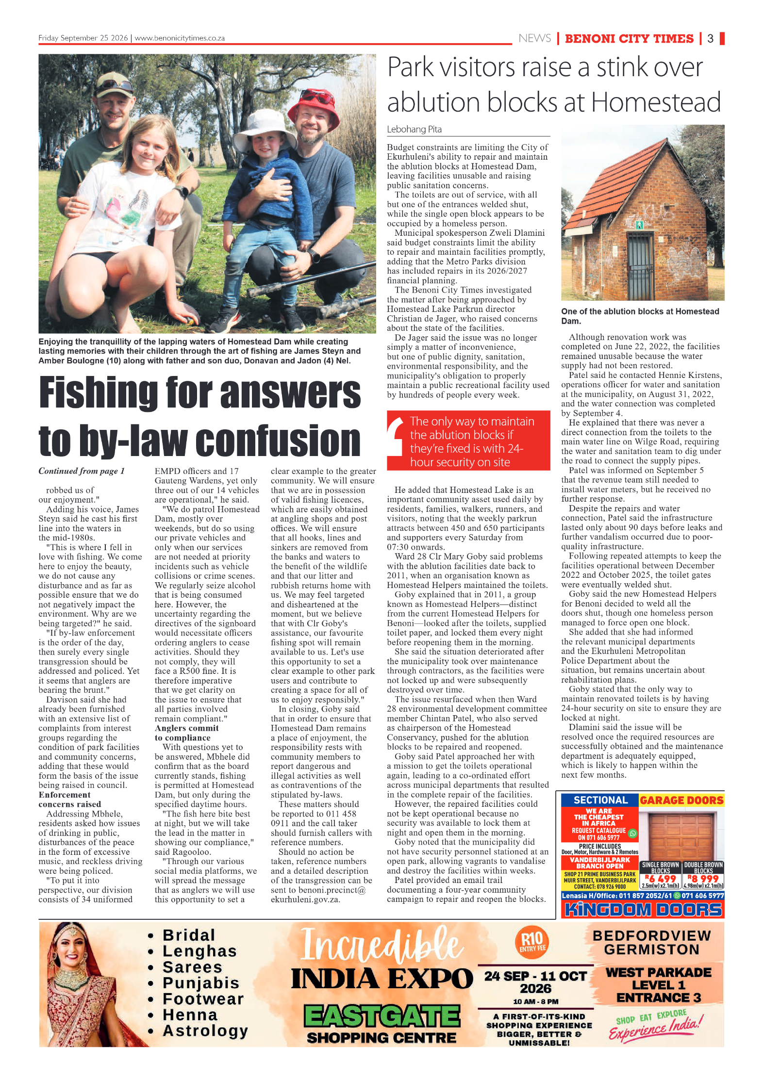 Benoni City Times 25 September 2026 page 3