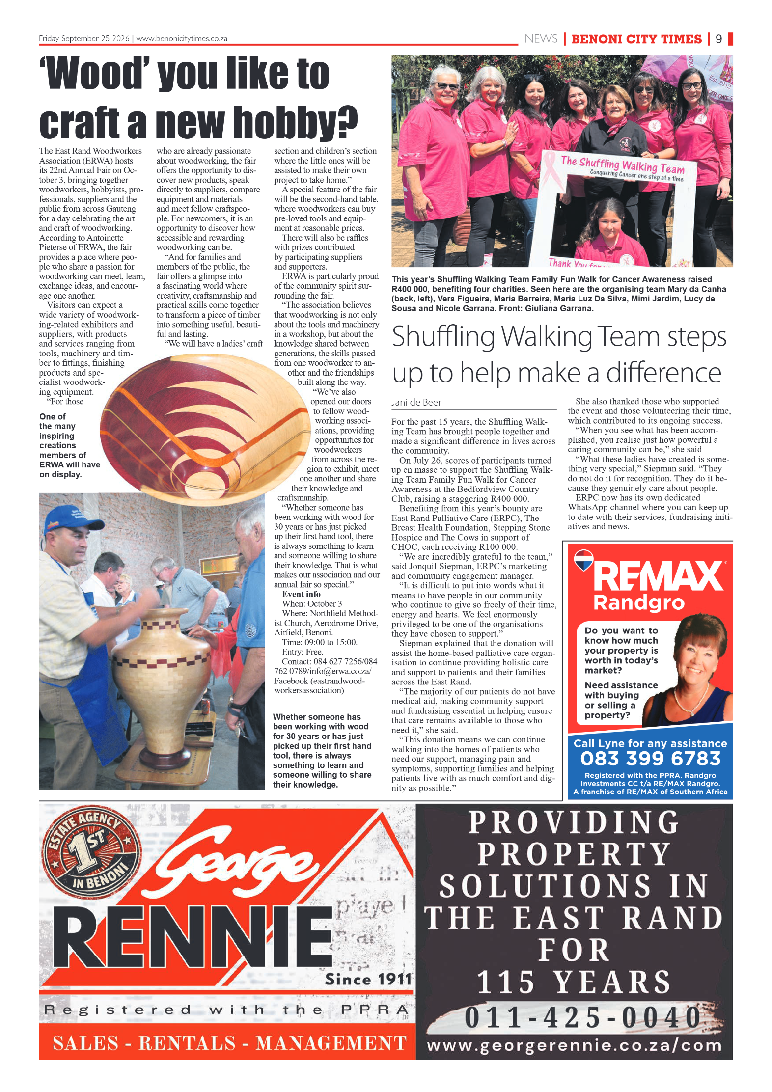 Benoni City Times 25 September 2026 page 9