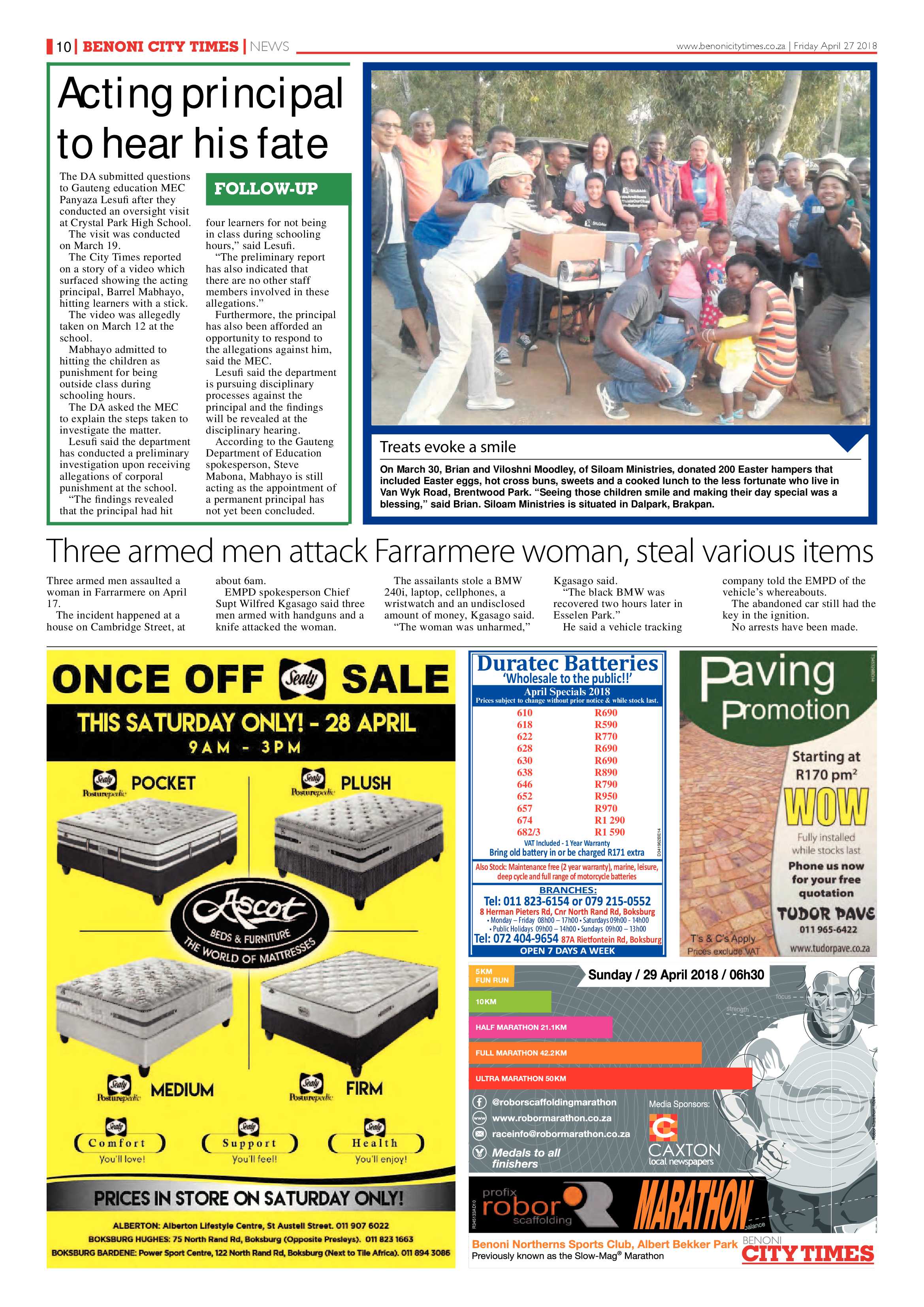 Benoni City Times 26 April 2018 page 12