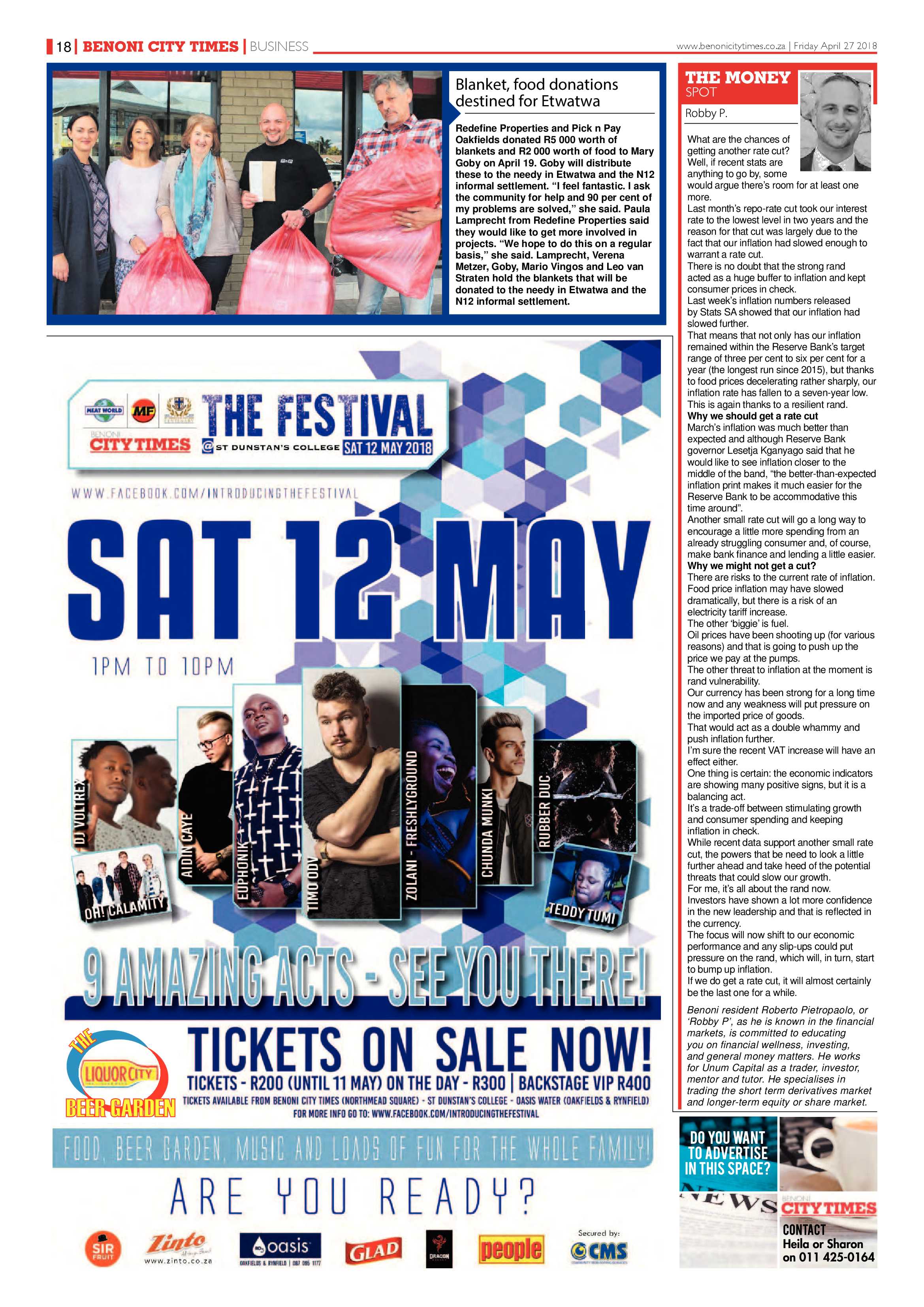 Benoni City Times 26 April 2018 page 20