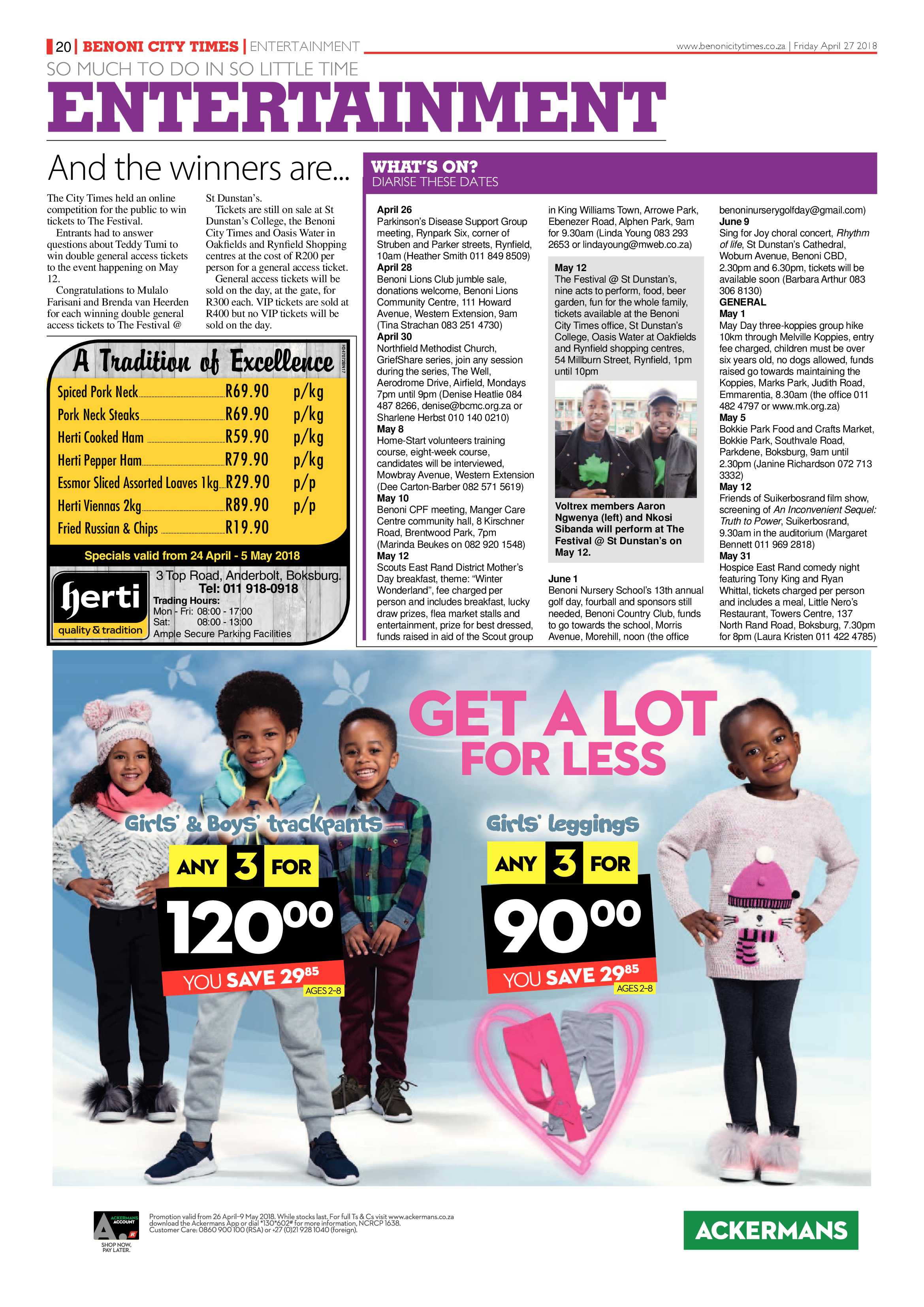 Benoni City Times 26 April 2018 page 22
