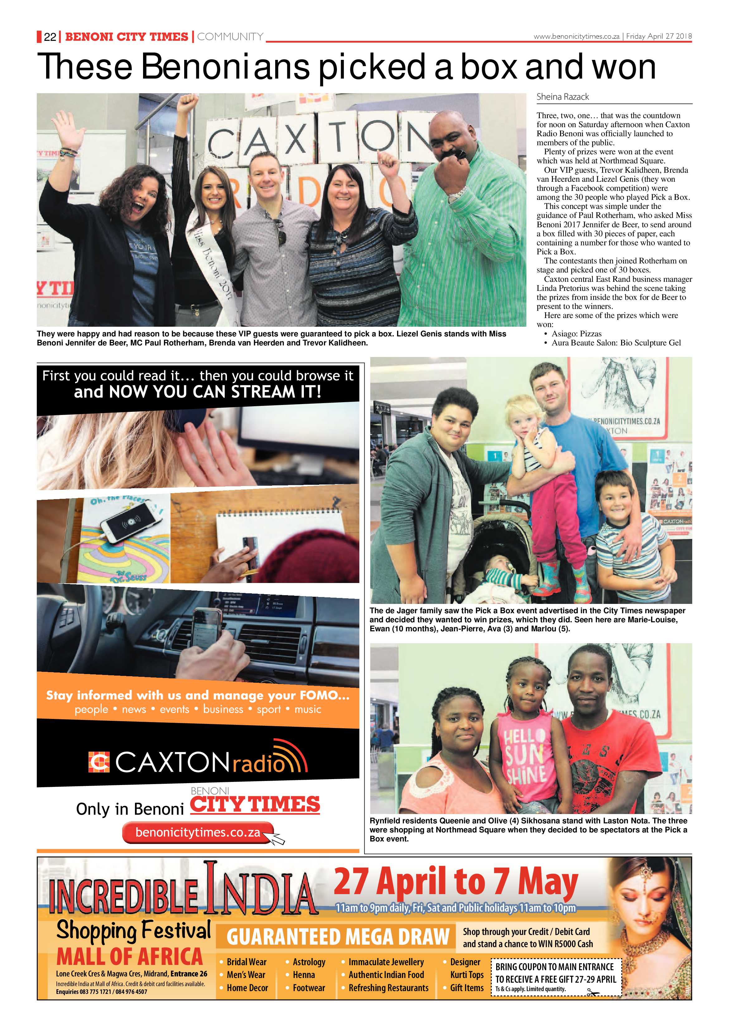 Benoni City Times 26 April 2018 page 24