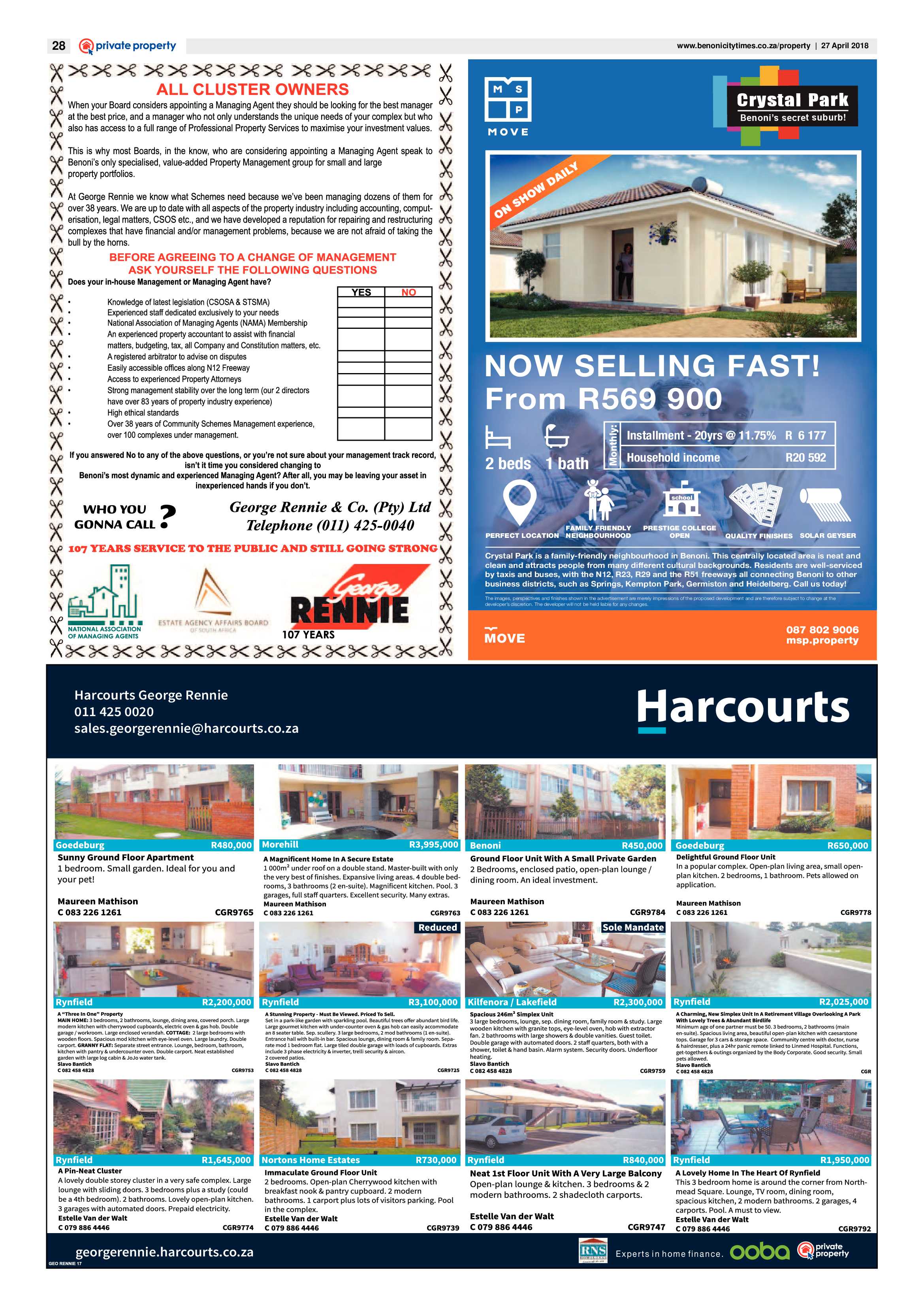 Benoni City Times 26 April 2018 page 30