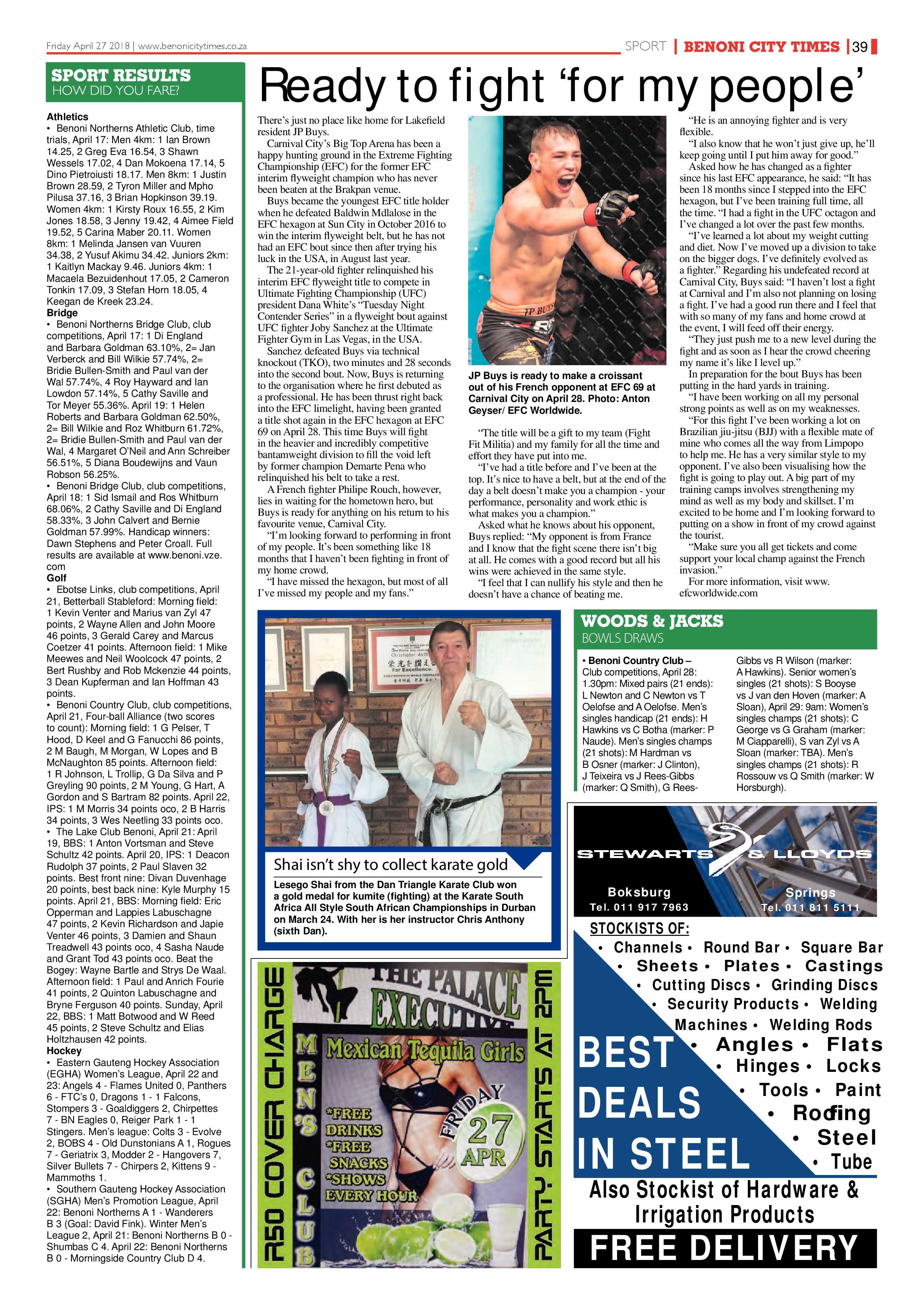 Benoni City Times 26 April 2018 page 41