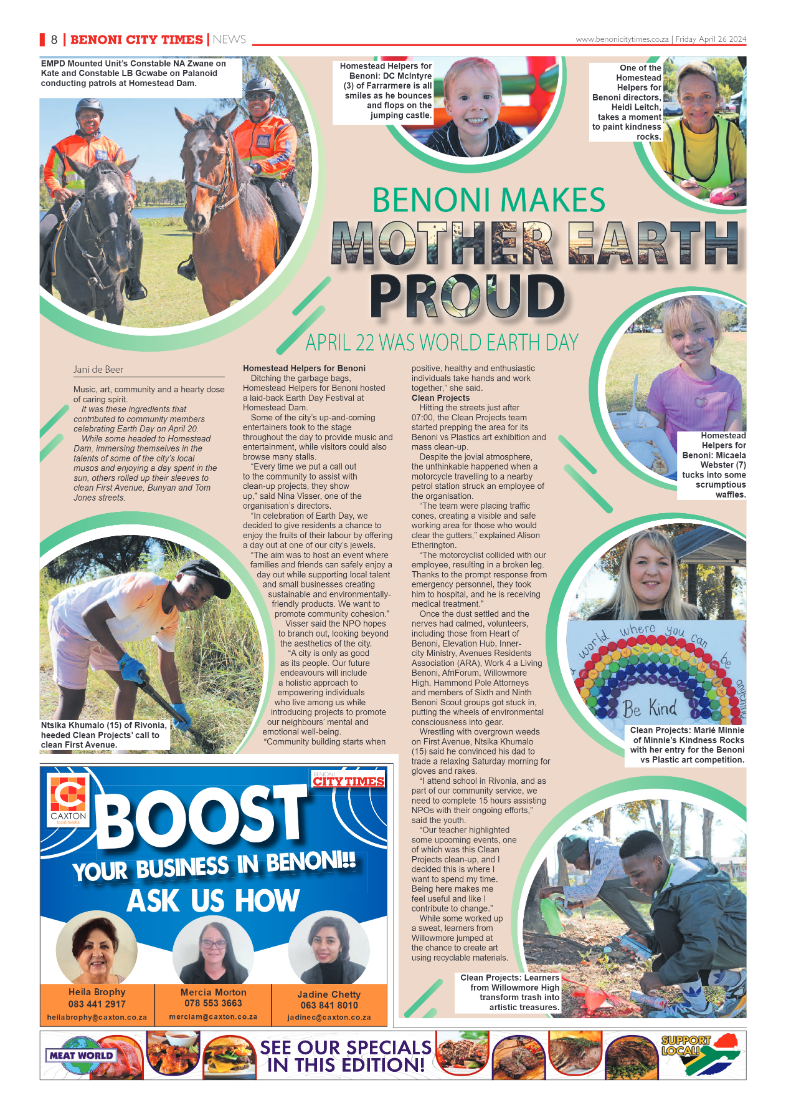 Benoni City Times 26 April 2024 page 8