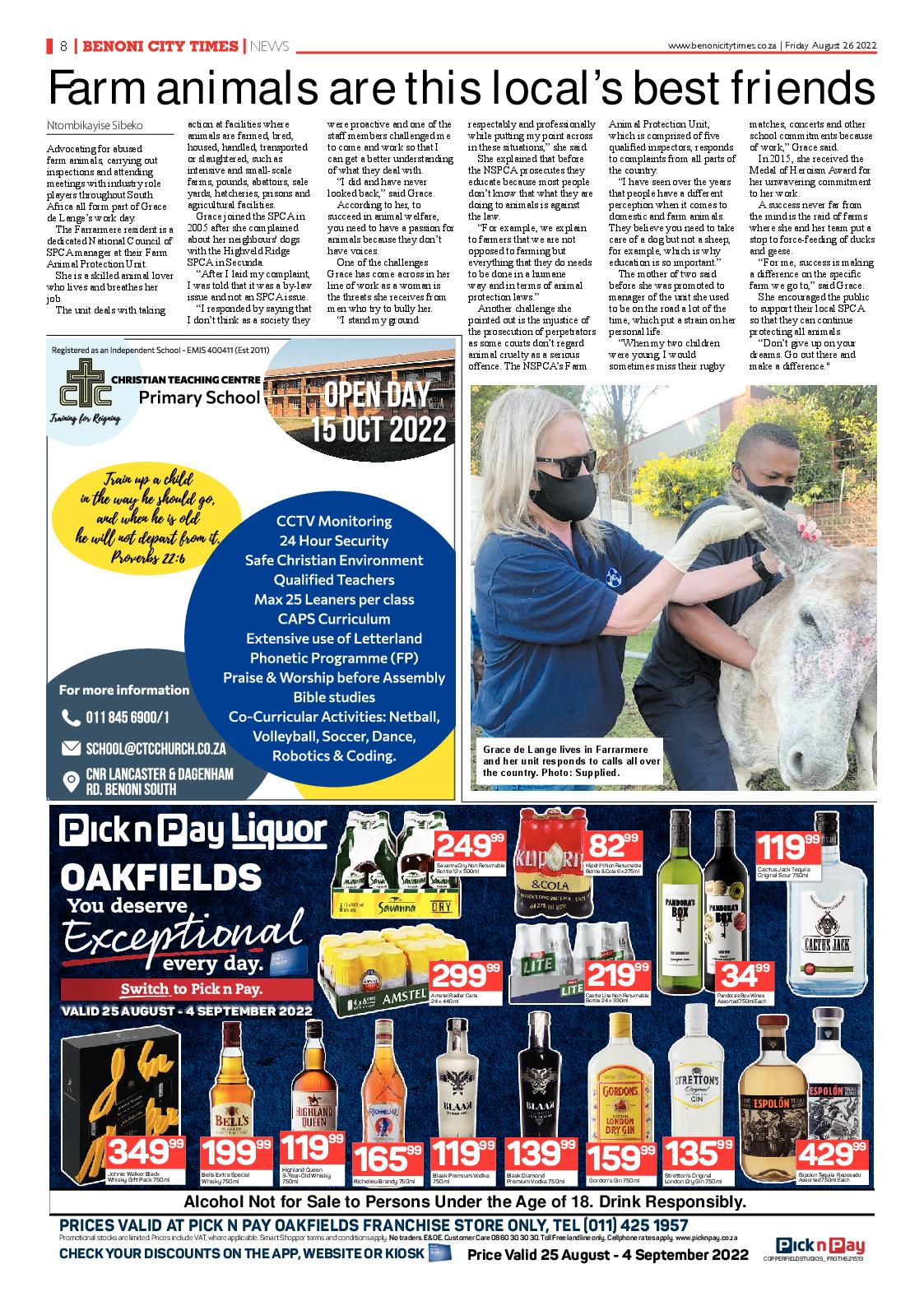 Benoni City Times 26 August 2022 page 10