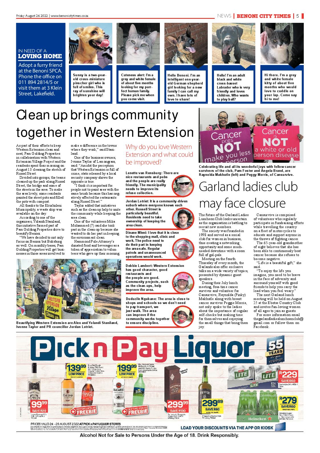 Benoni City Times 26 August 2022 page 7