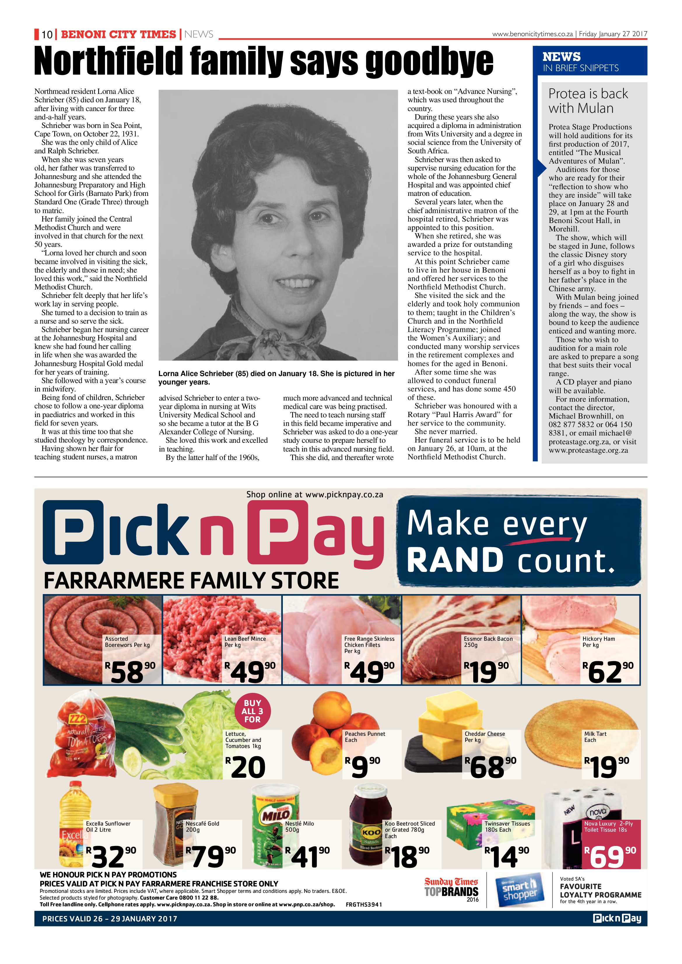 Benoni City Times 26 January 2017 page 10