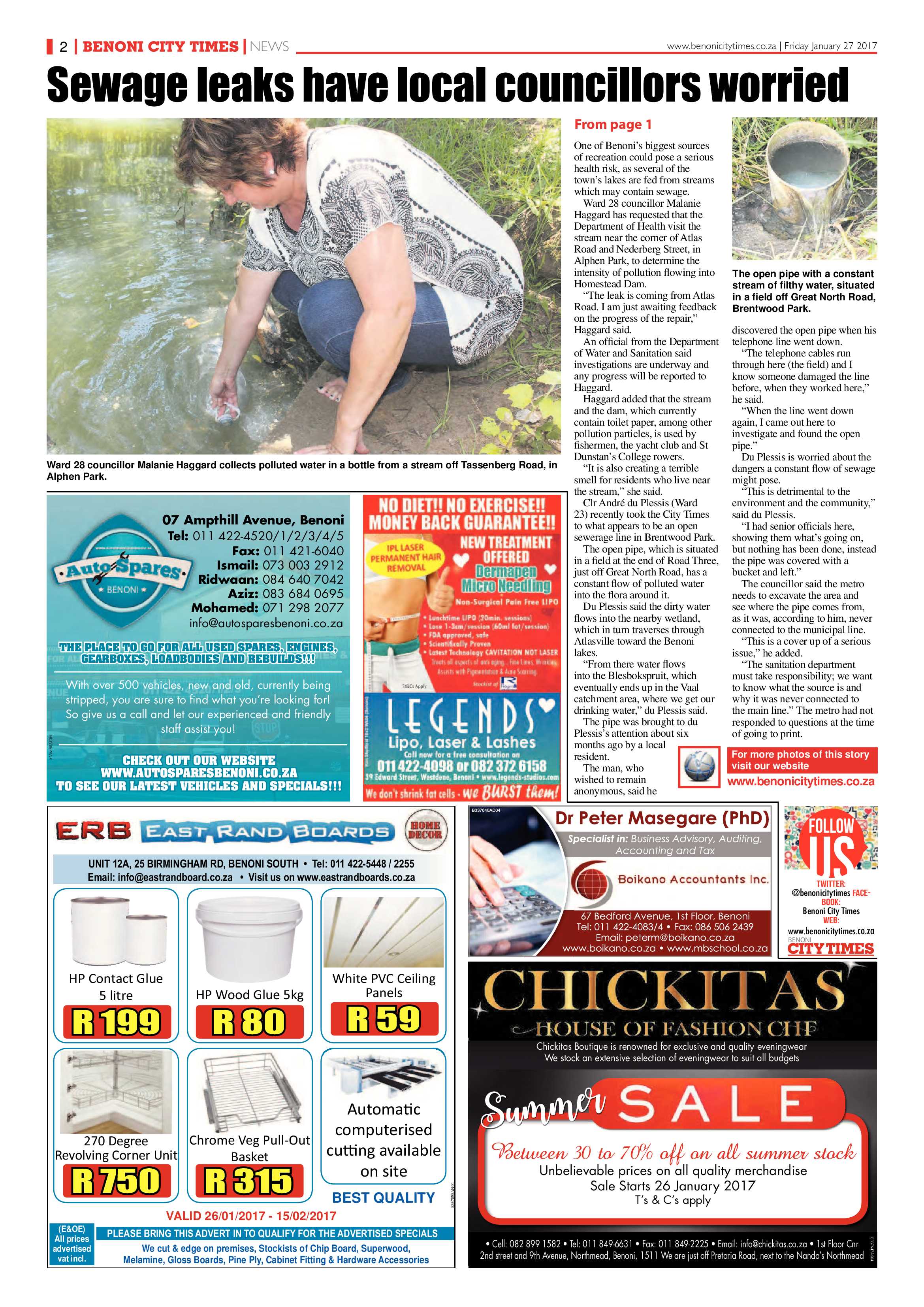 Benoni City Times 26 January 2017 page 2