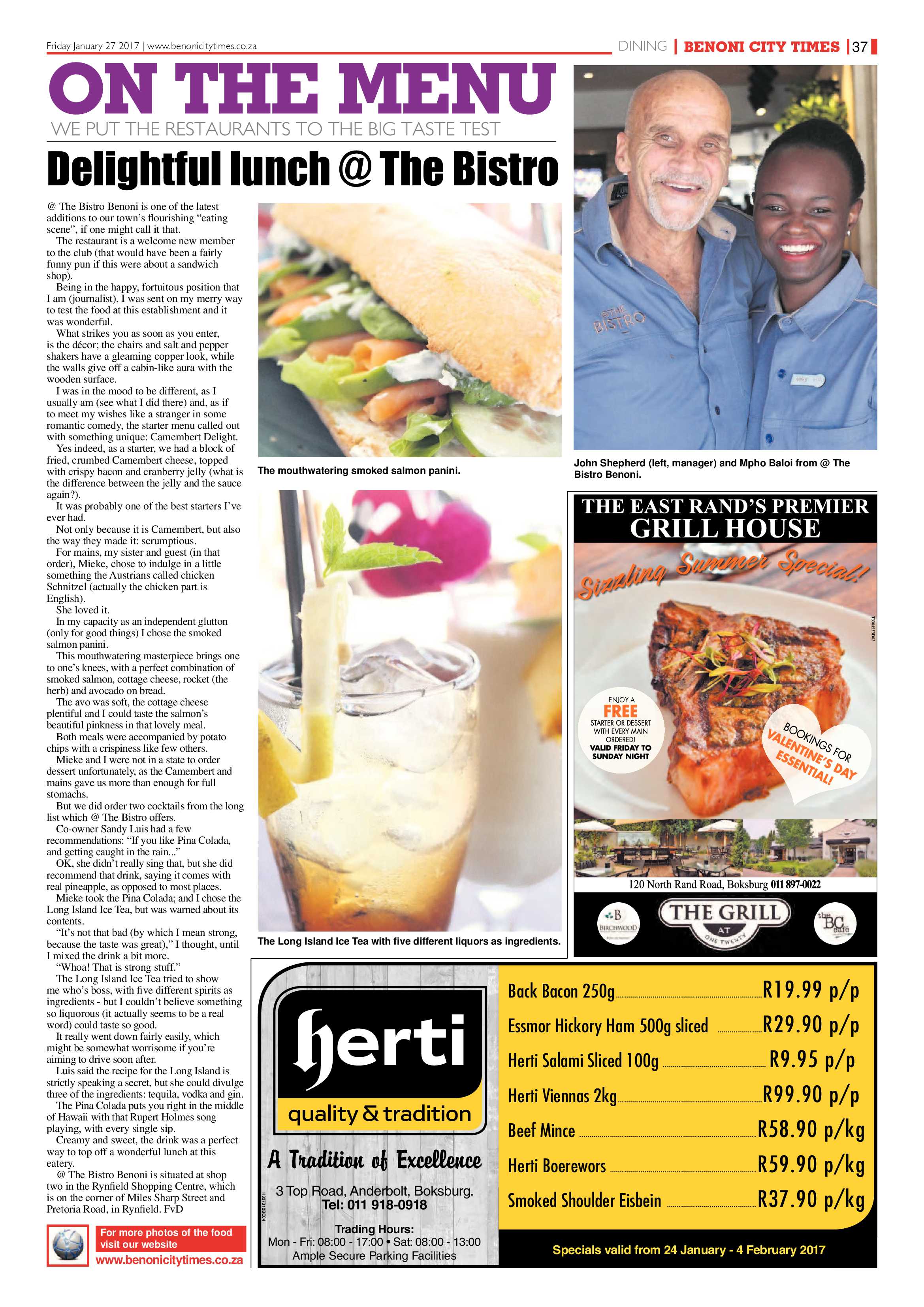Benoni City Times 26 January 2017 page 37