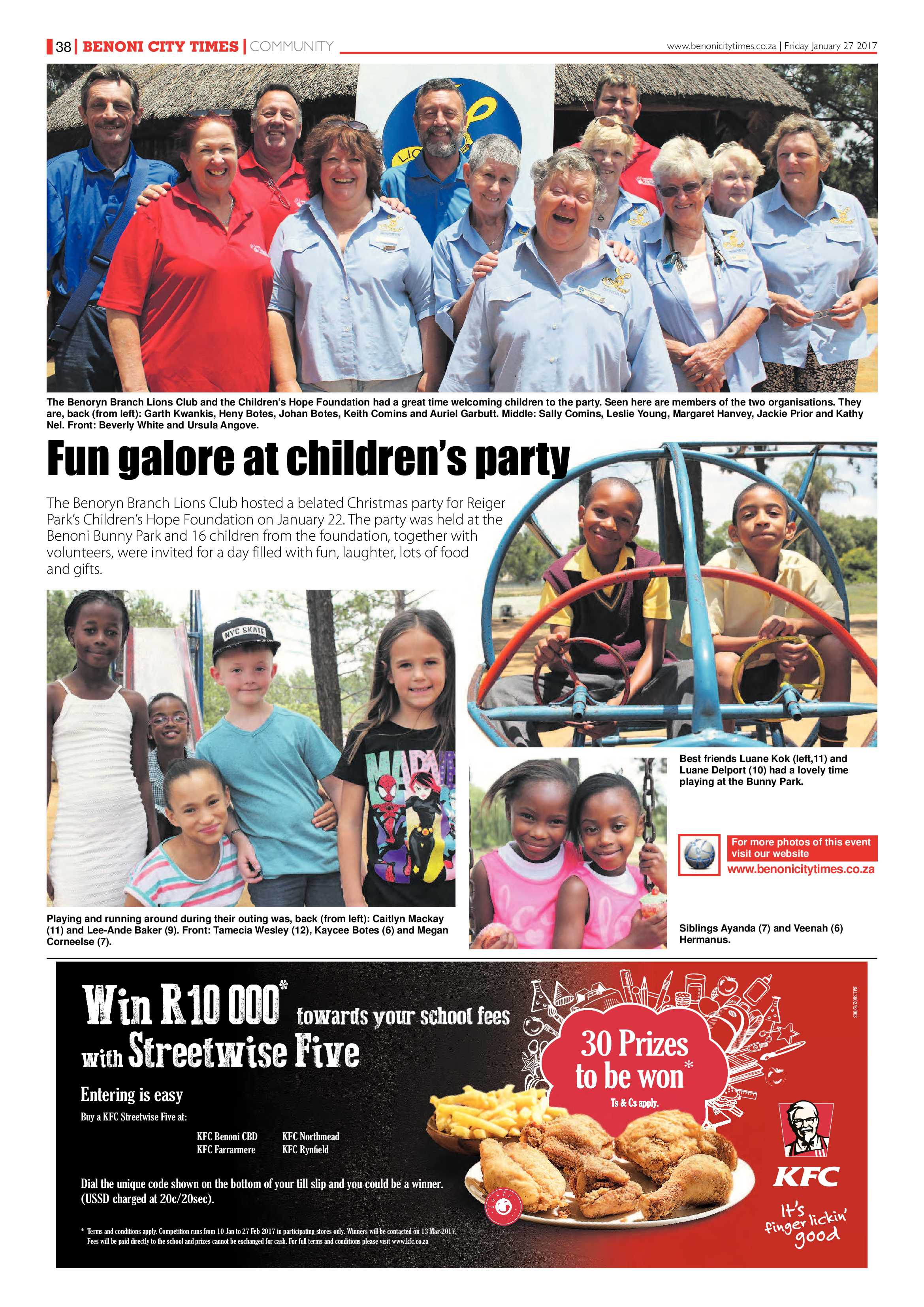 Benoni City Times 26 January 2017 page 38