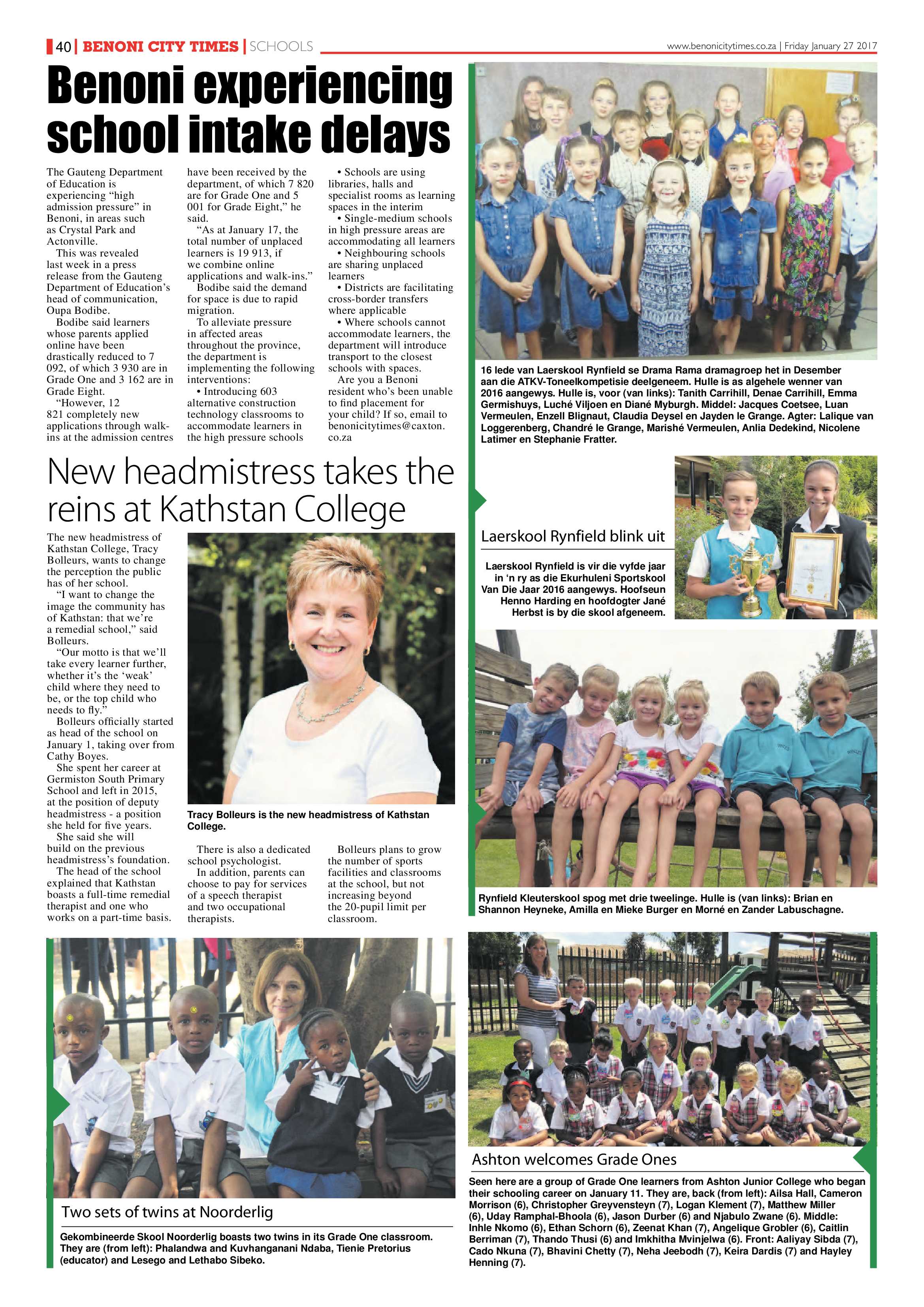 Benoni City Times 26 January 2017 page 40