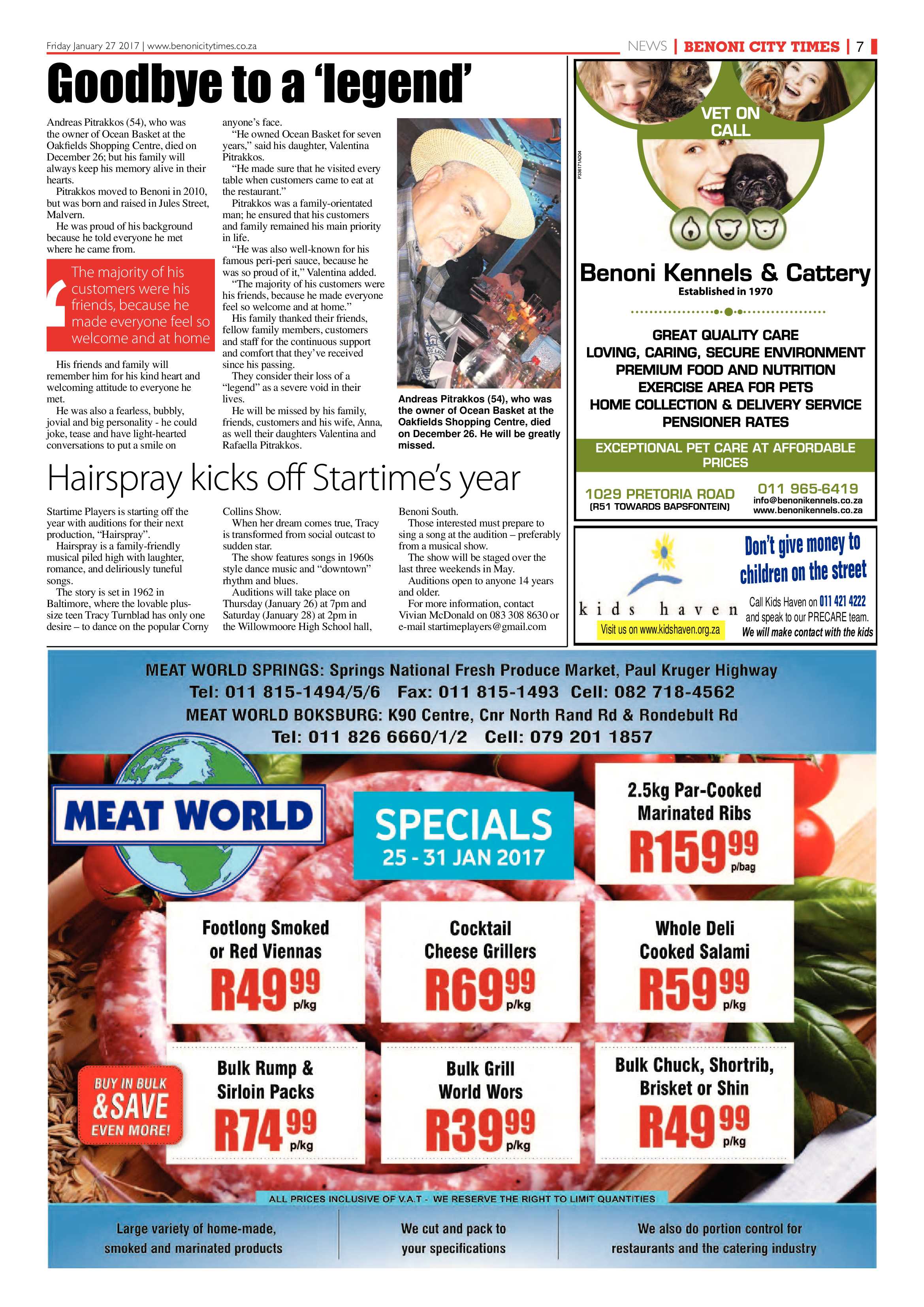Benoni City Times 26 January 2017 page 7