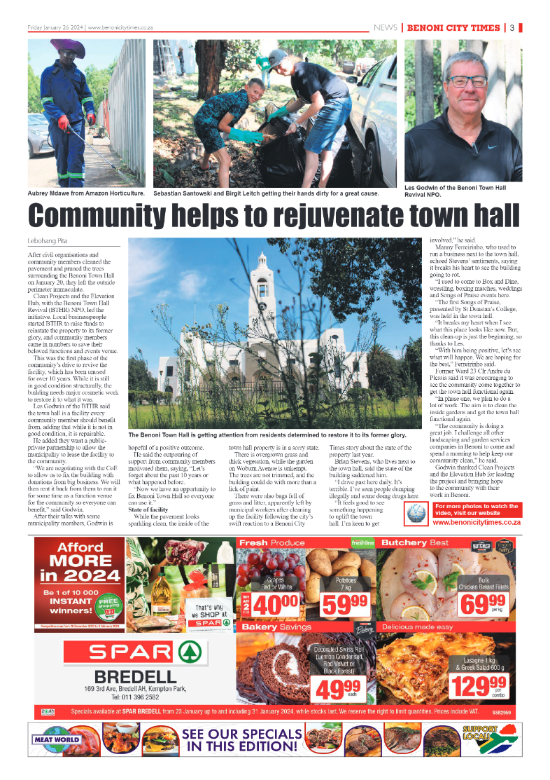 Benoni City Times 26 January 2024 page 3