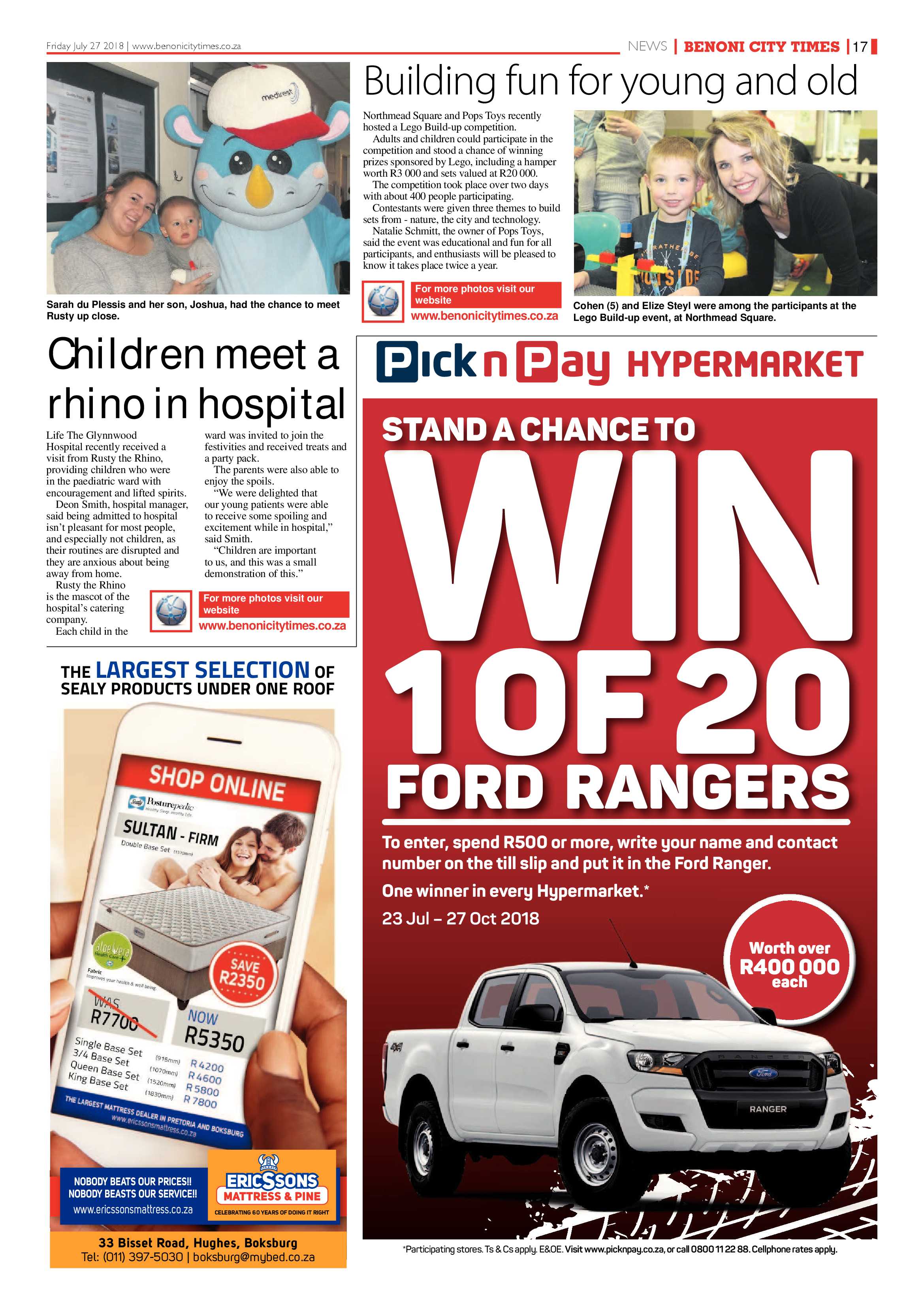 Benoni City Times 26 July 2018 page 17
