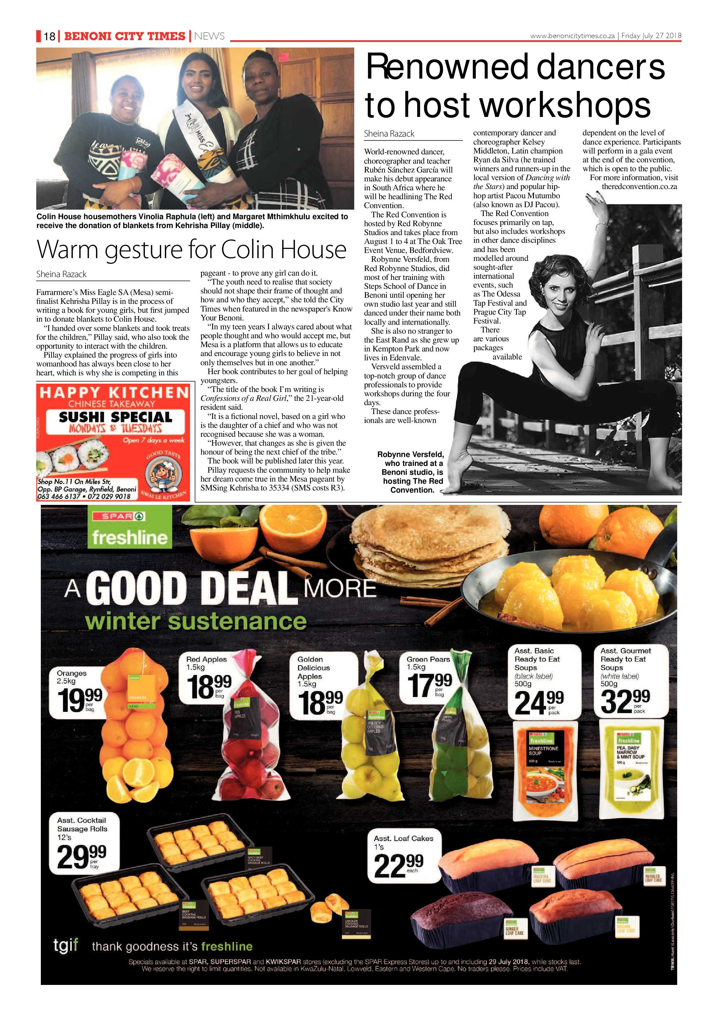 Benoni City Times 26 July 2018 page 18