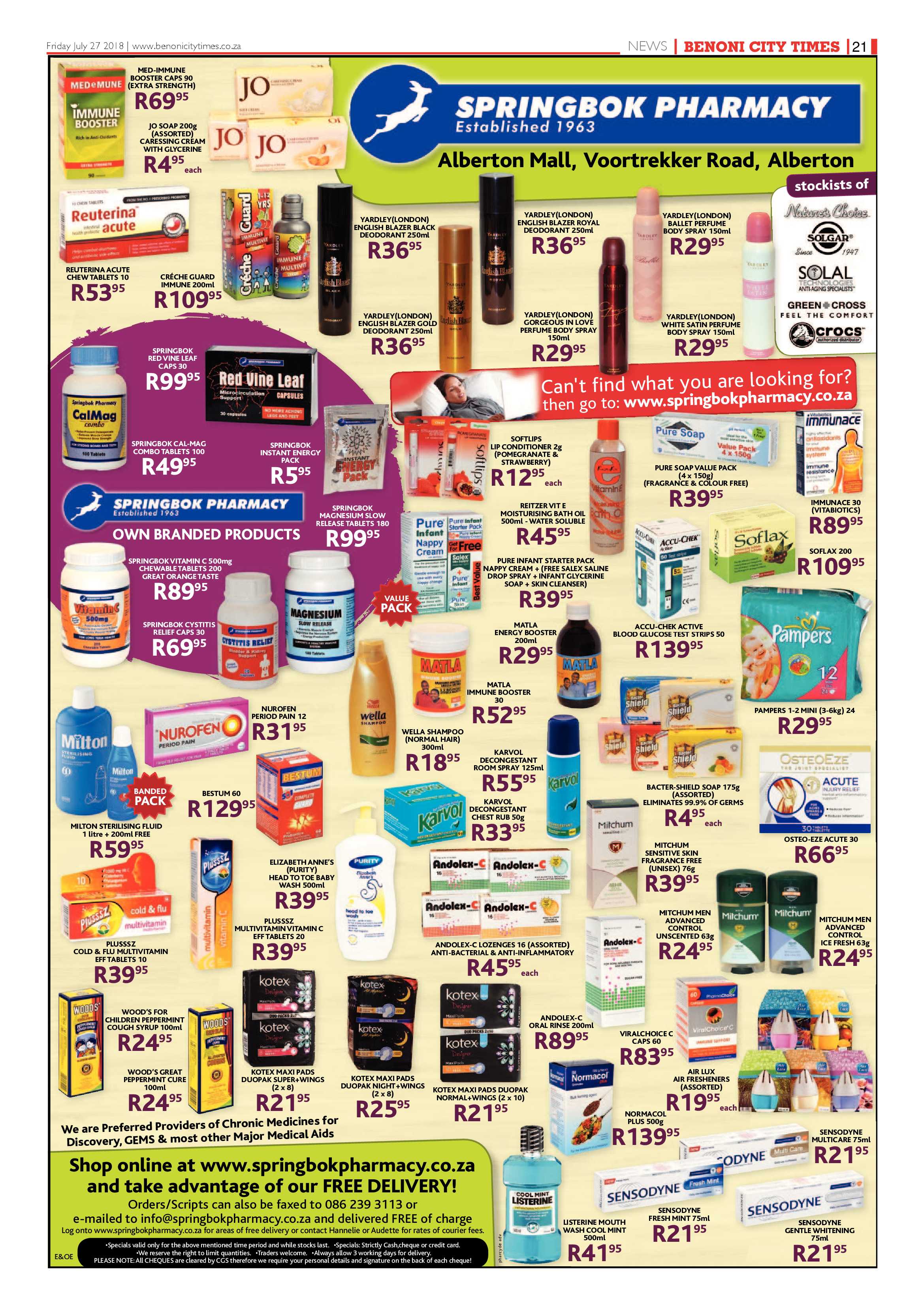 Benoni City Times 26 July 2018 page 21