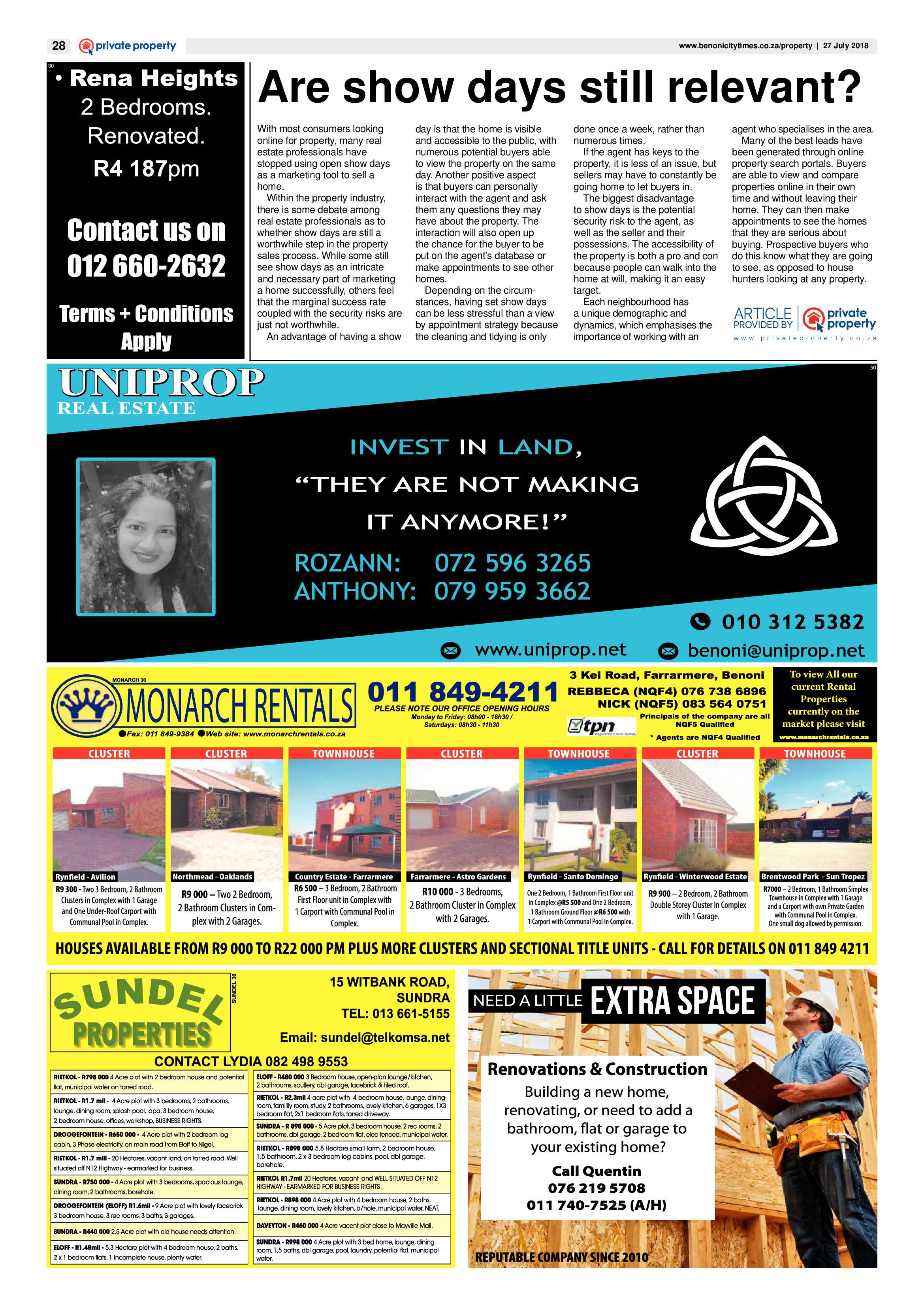 Benoni City Times 26 July 2018 page 28