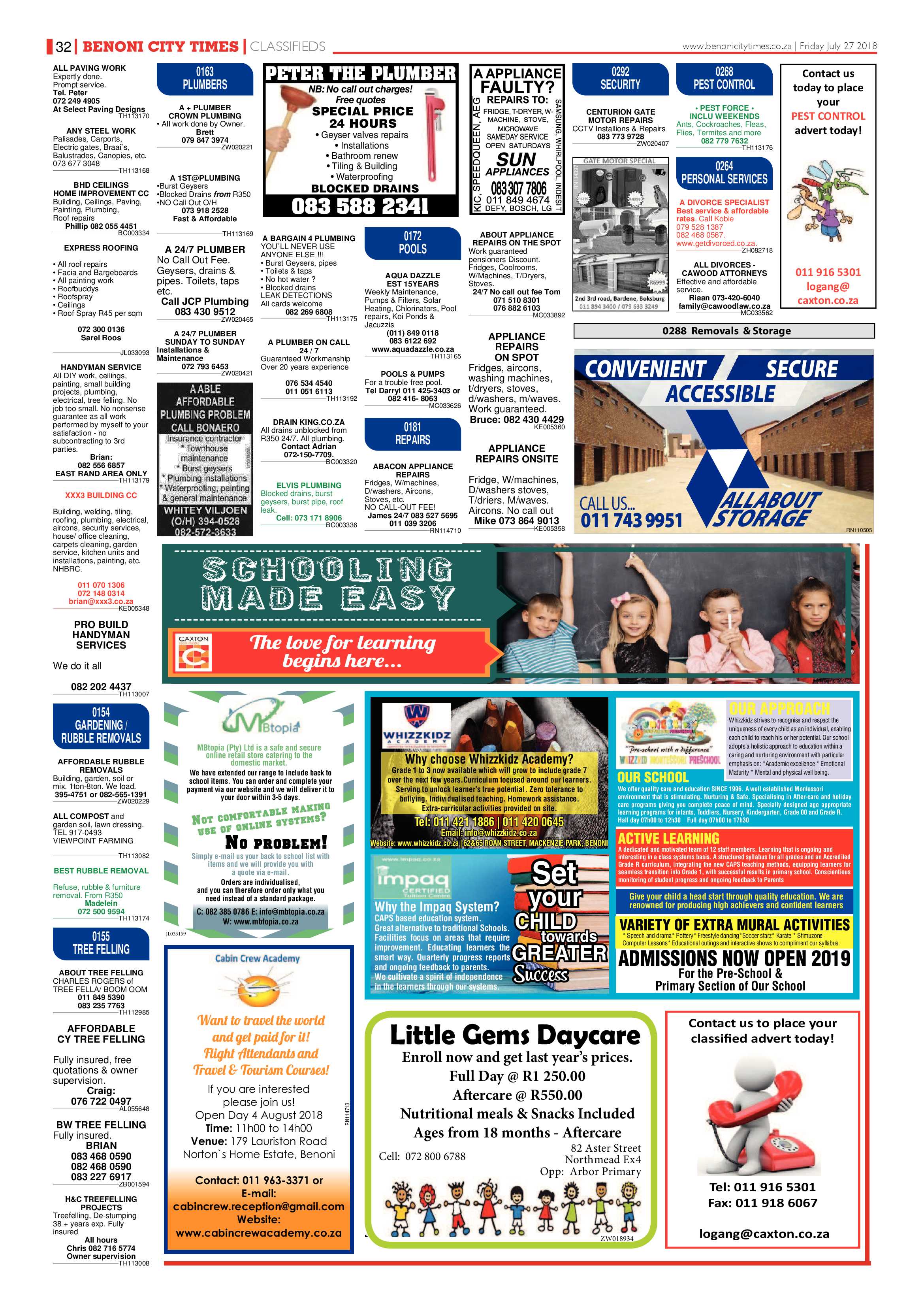 Benoni City Times 26 July 2018 page 32