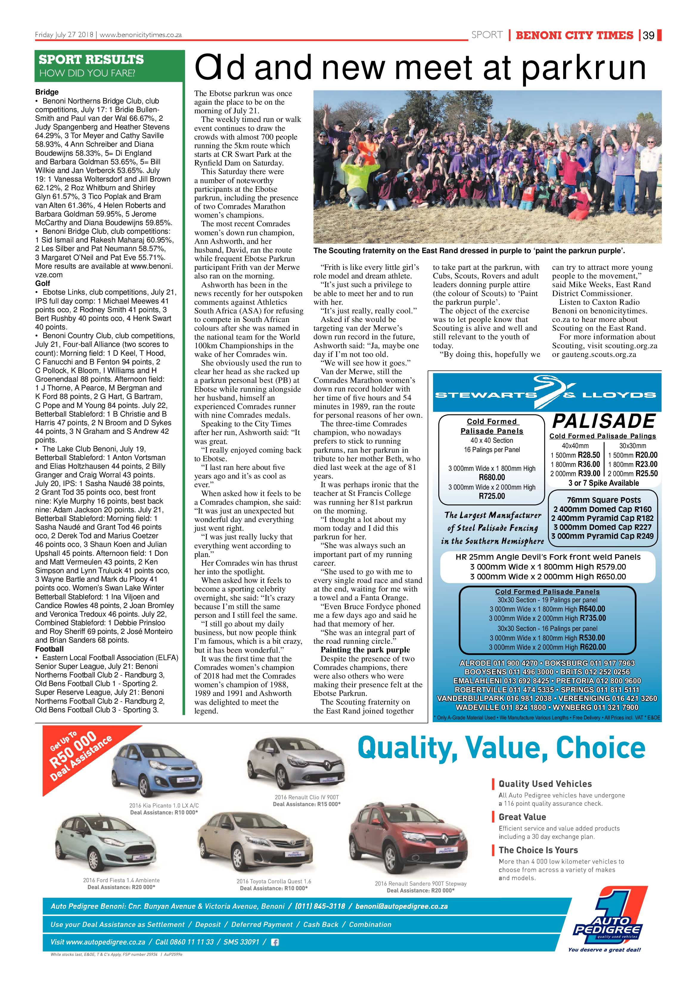 Benoni City Times 26 July 2018 page 39
