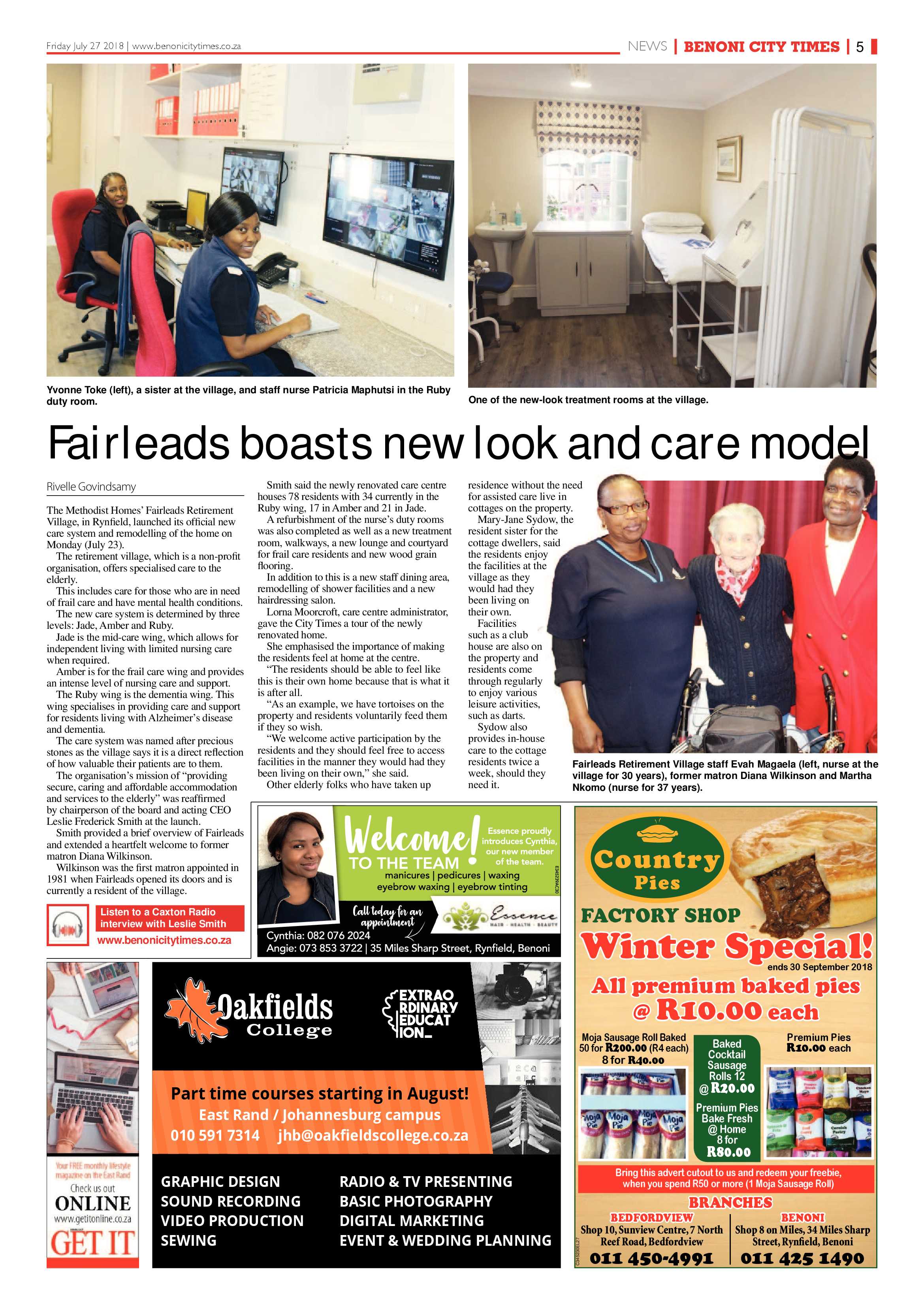 Benoni City Times 26 July 2018 page 5