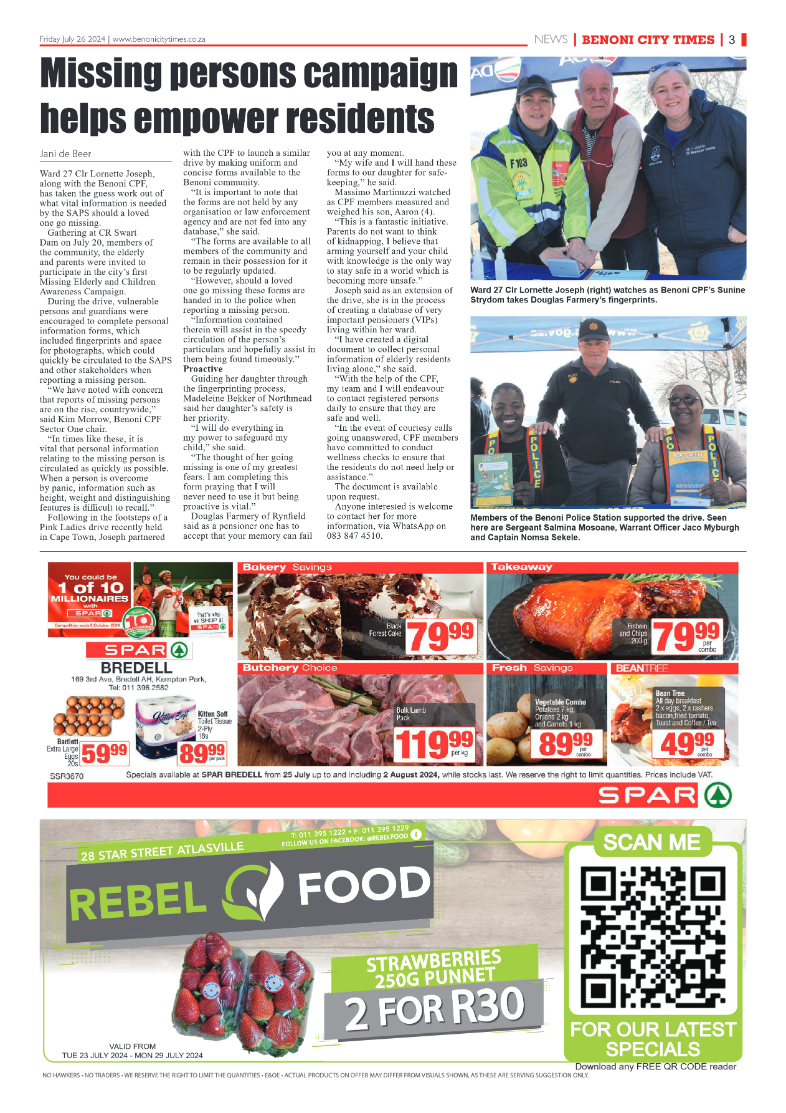 Benoni City Times 26 July 2024 page 3