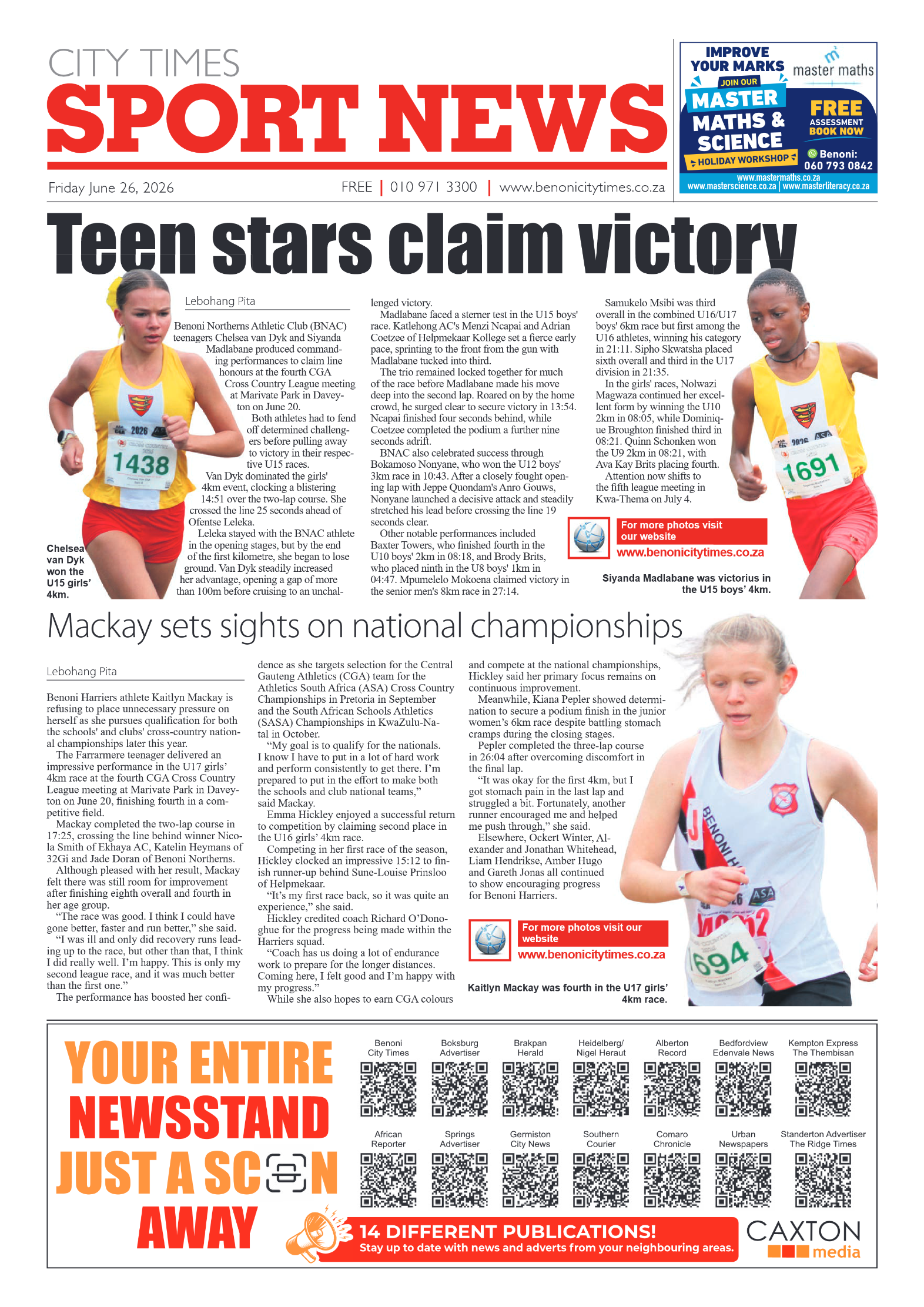 Benoni City Times 26 June 2026 page 12