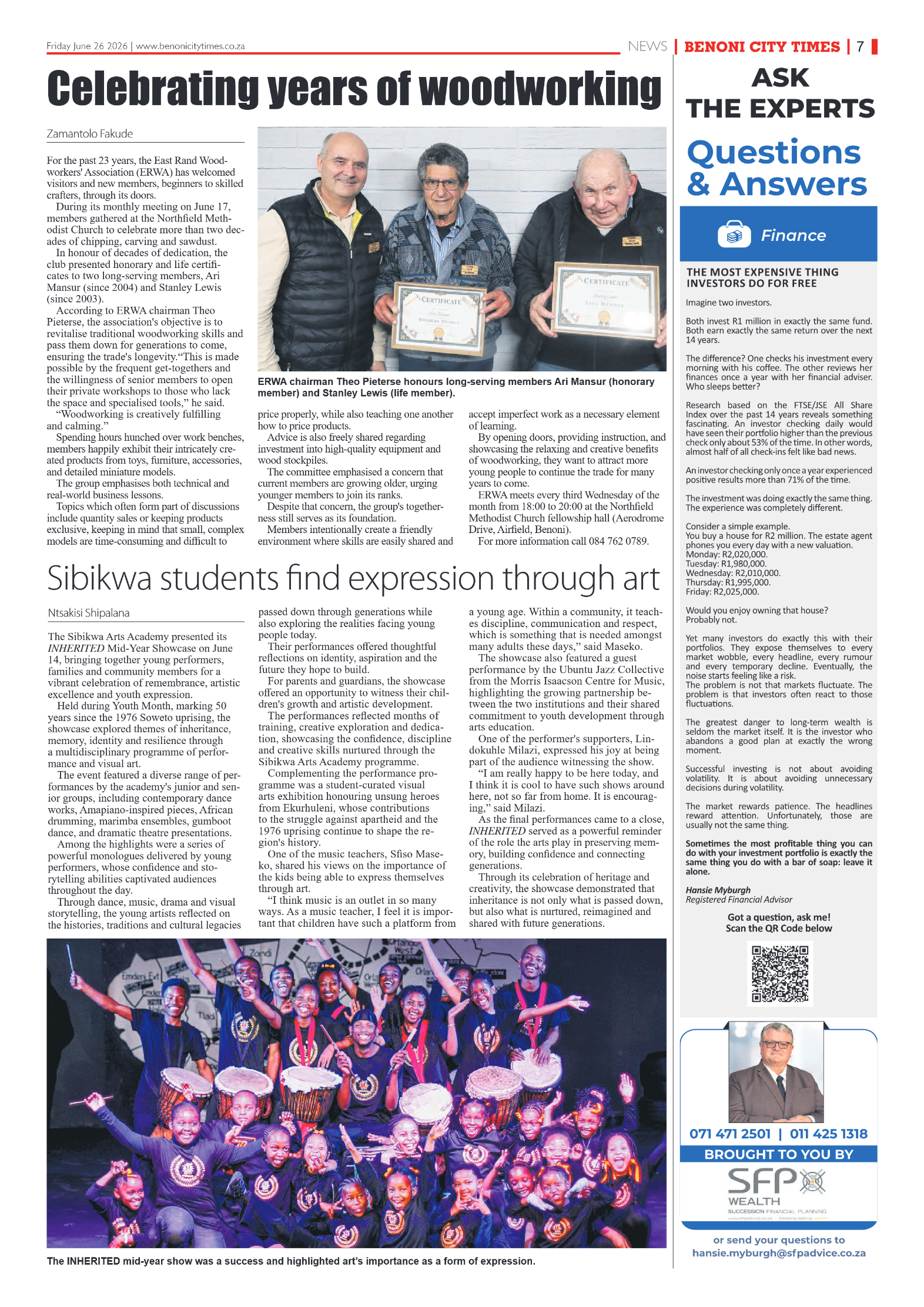 Benoni City Times 26 June 2026 page 7