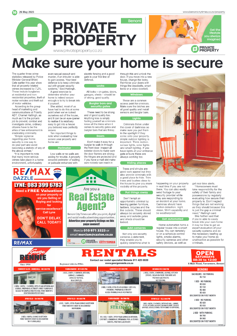 Benoni City Times 26 May 2023 page 16
