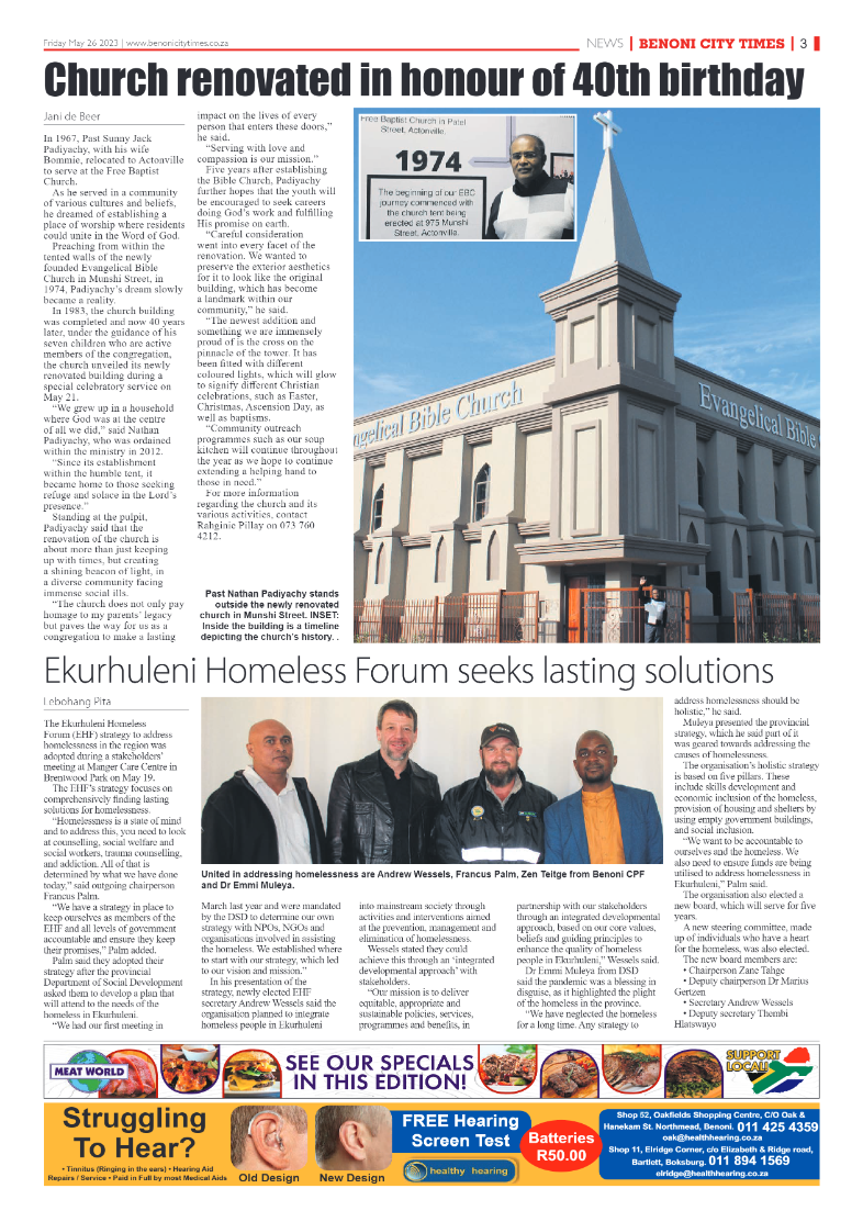 Benoni City Times 26 May 2023 page 3