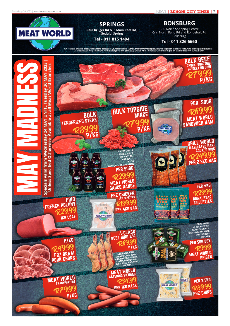 Benoni City Times 26 May 2023 page 7
