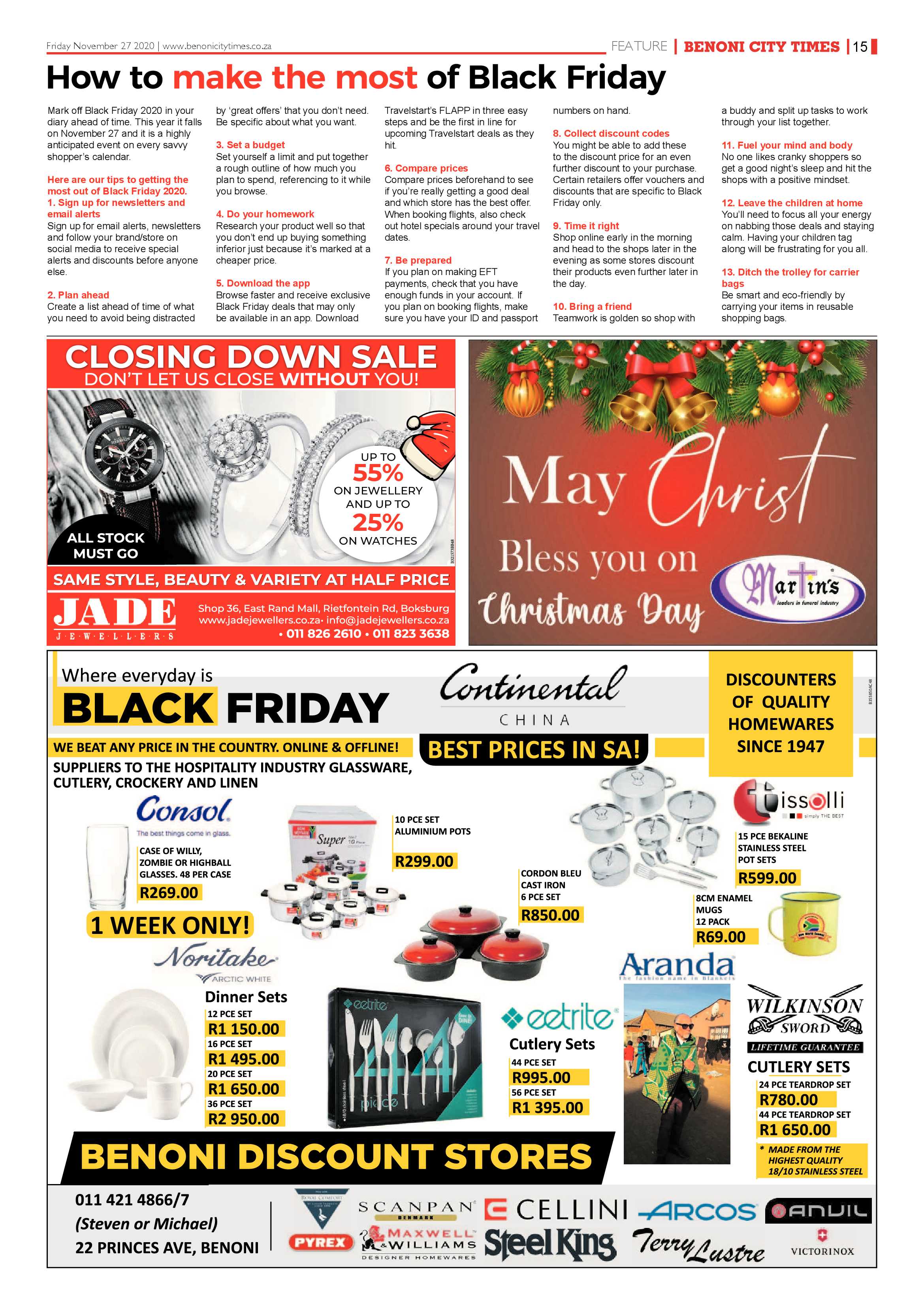 Benoni City Times 26 November 2020 page 15
