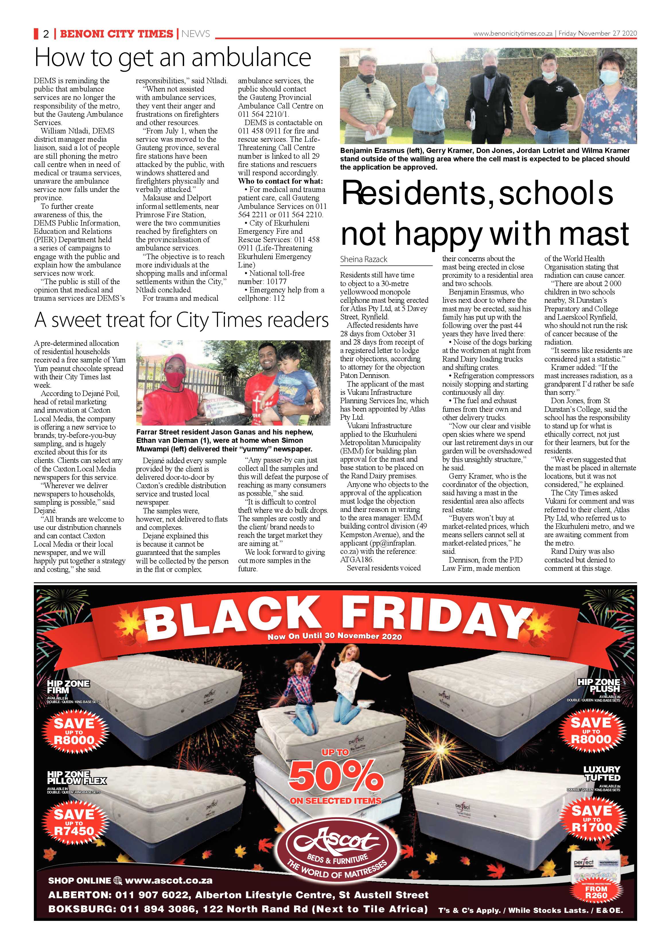 Benoni City Times 26 November 2020 page 2