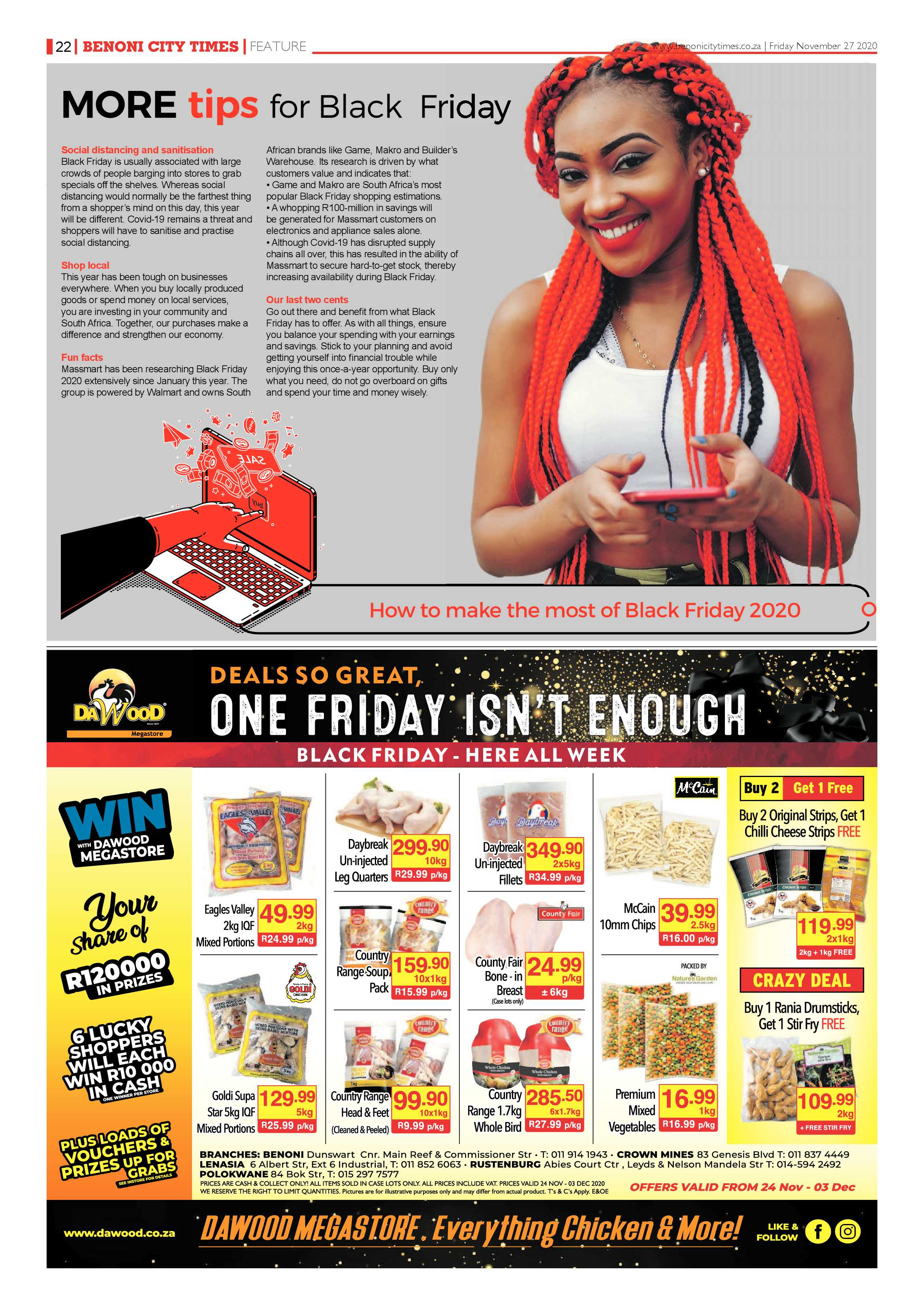 Benoni City Times 26 November 2020 page 22