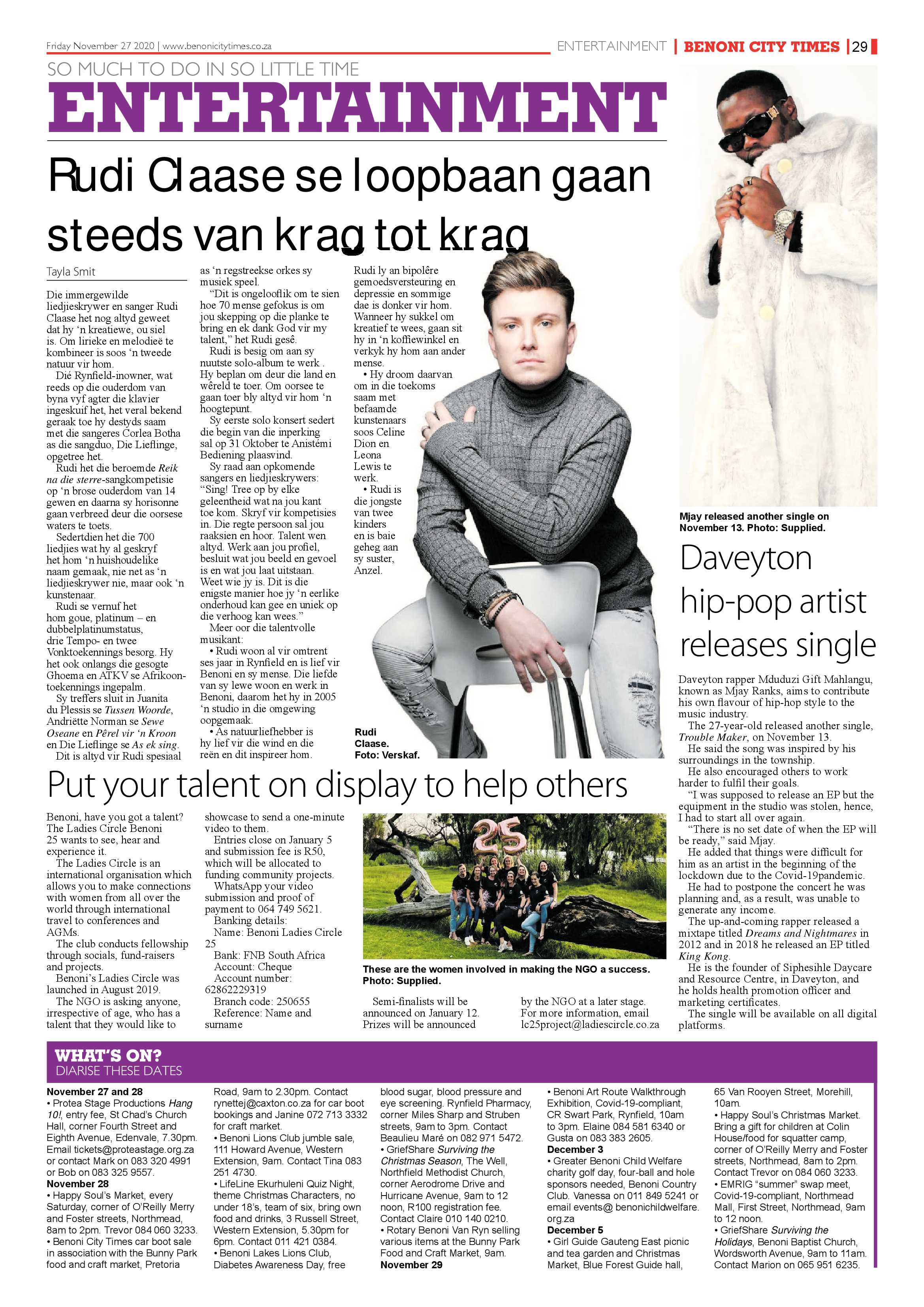 Benoni City Times 26 November 2020 page 29