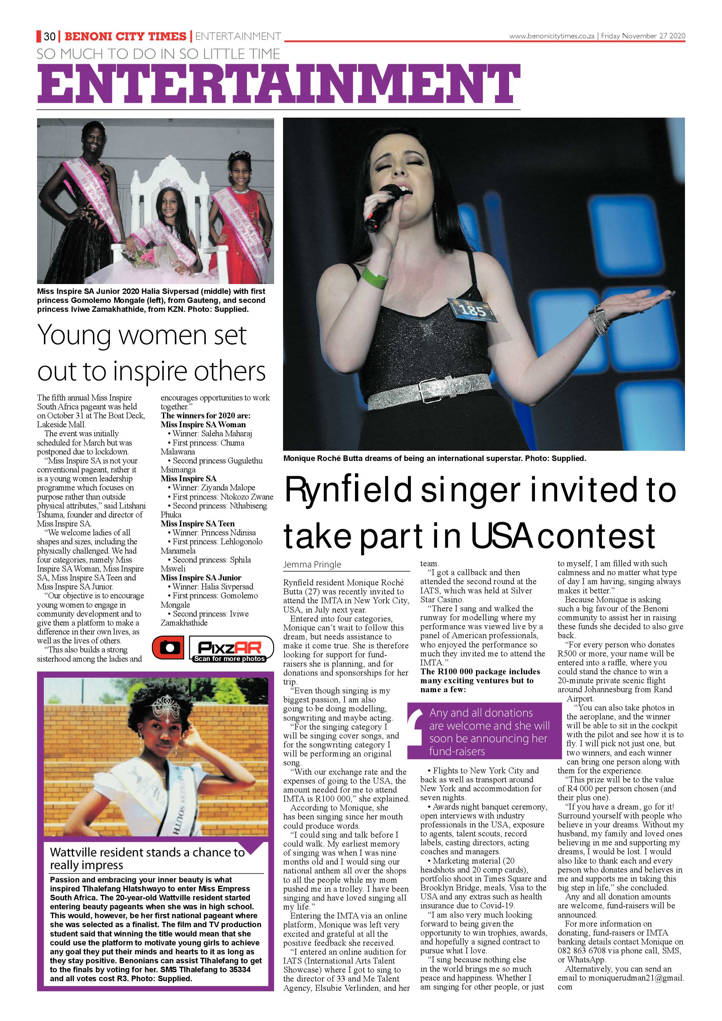 Benoni City Times 26 November 2020 page 30
