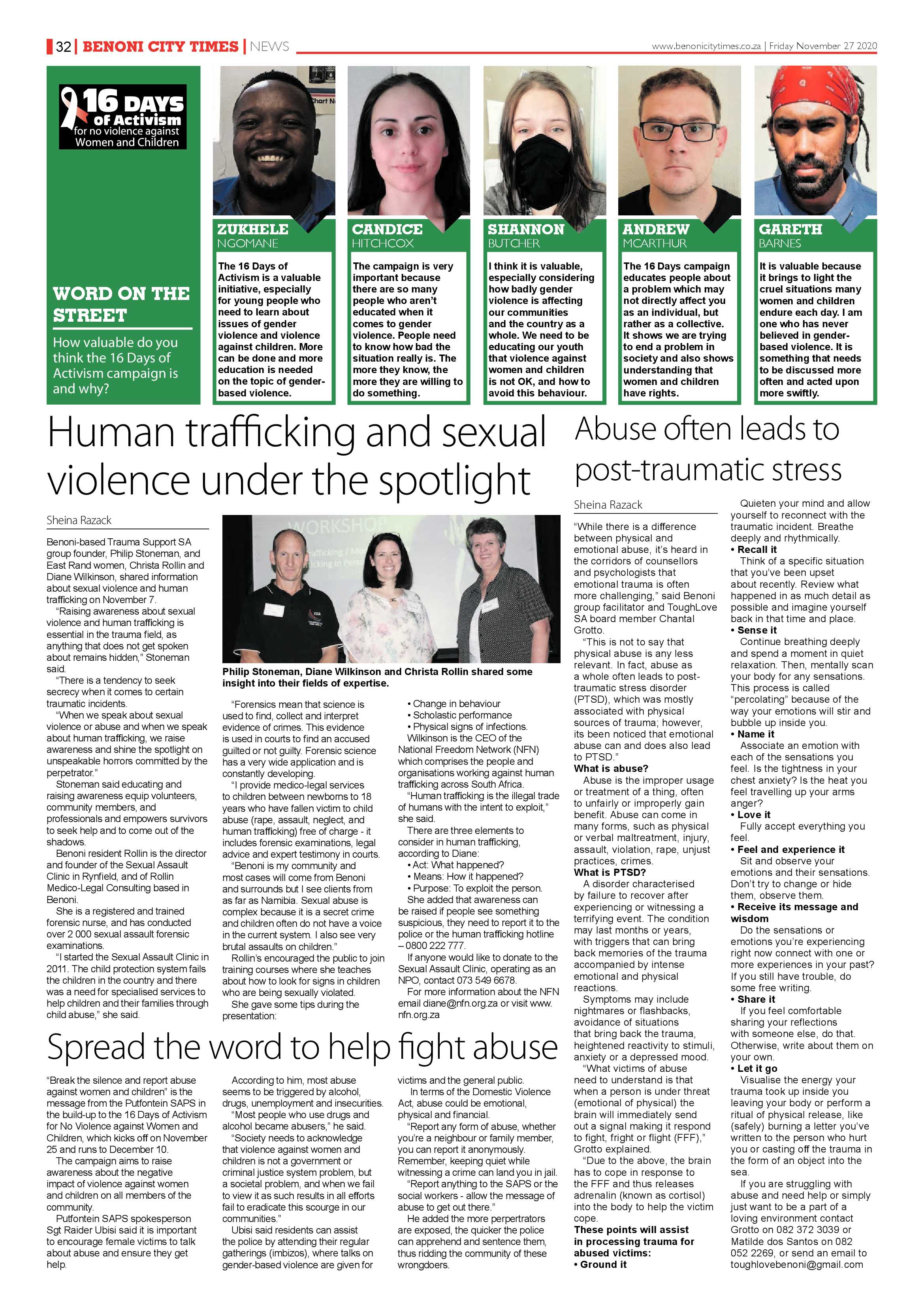 Benoni City Times 26 November 2020 page 32