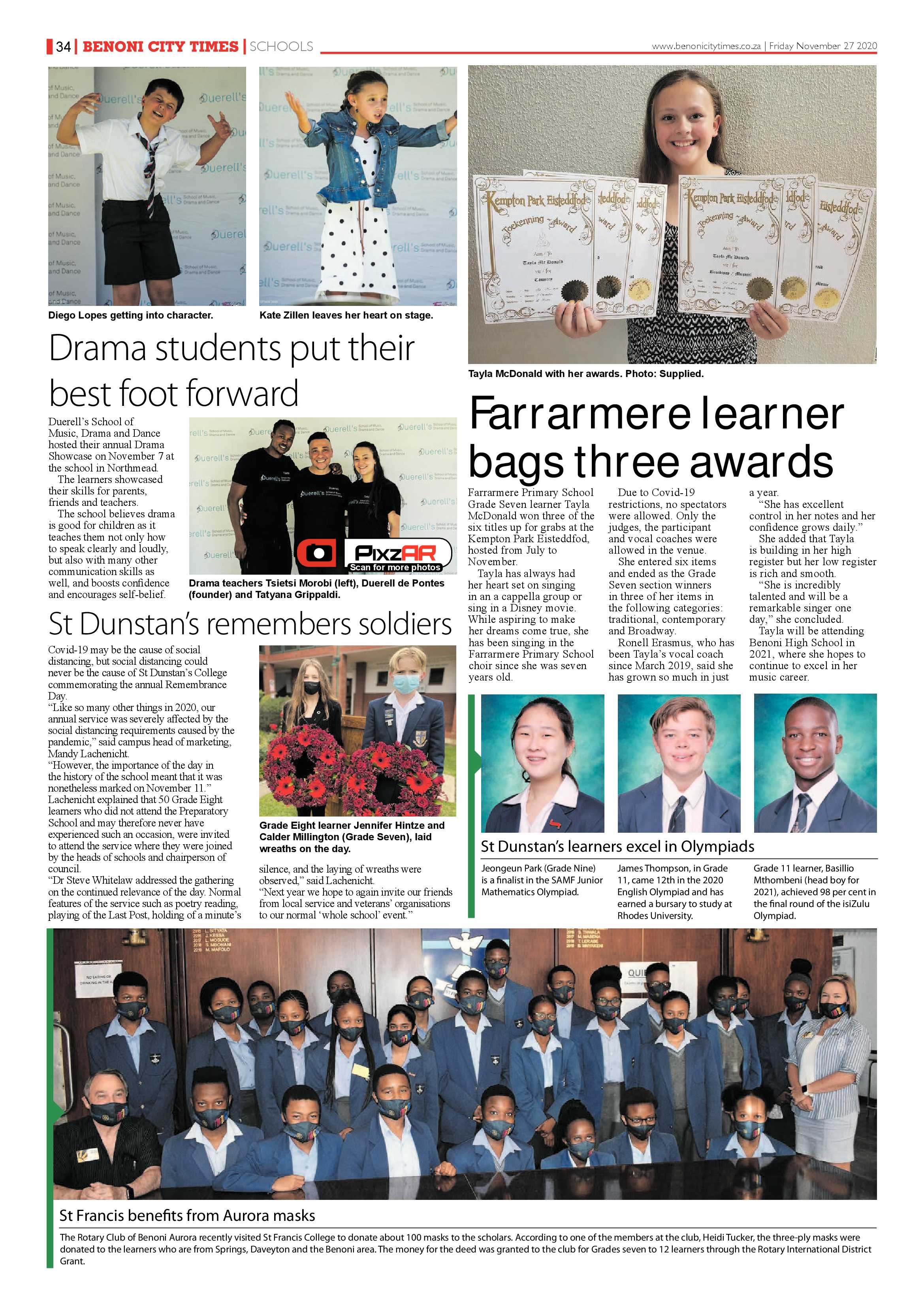 Benoni City Times 26 November 2020 page 34