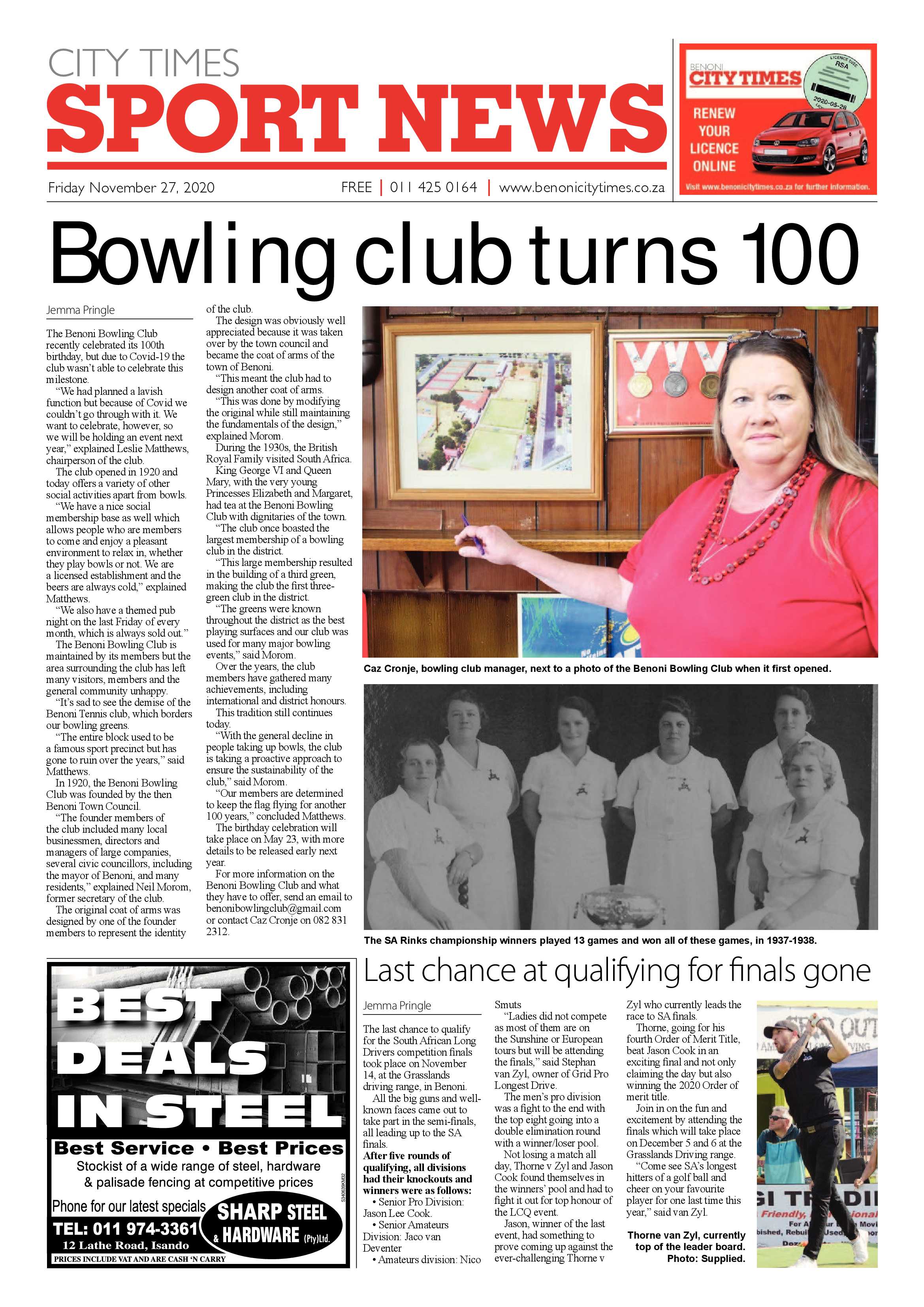 Benoni City Times 26 November 2020 page 40
