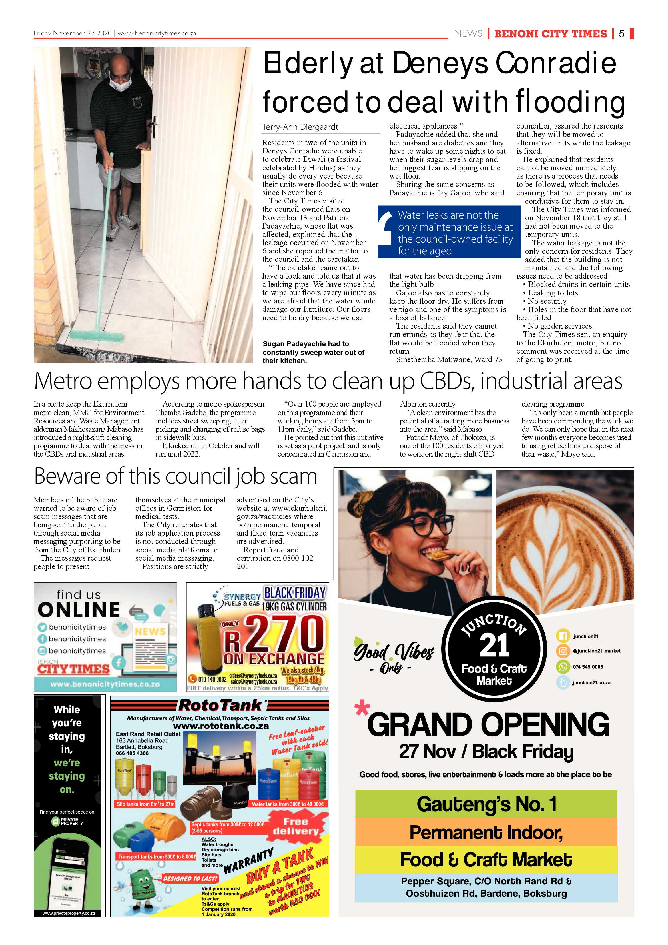 Benoni City Times 26 November 2020 page 5